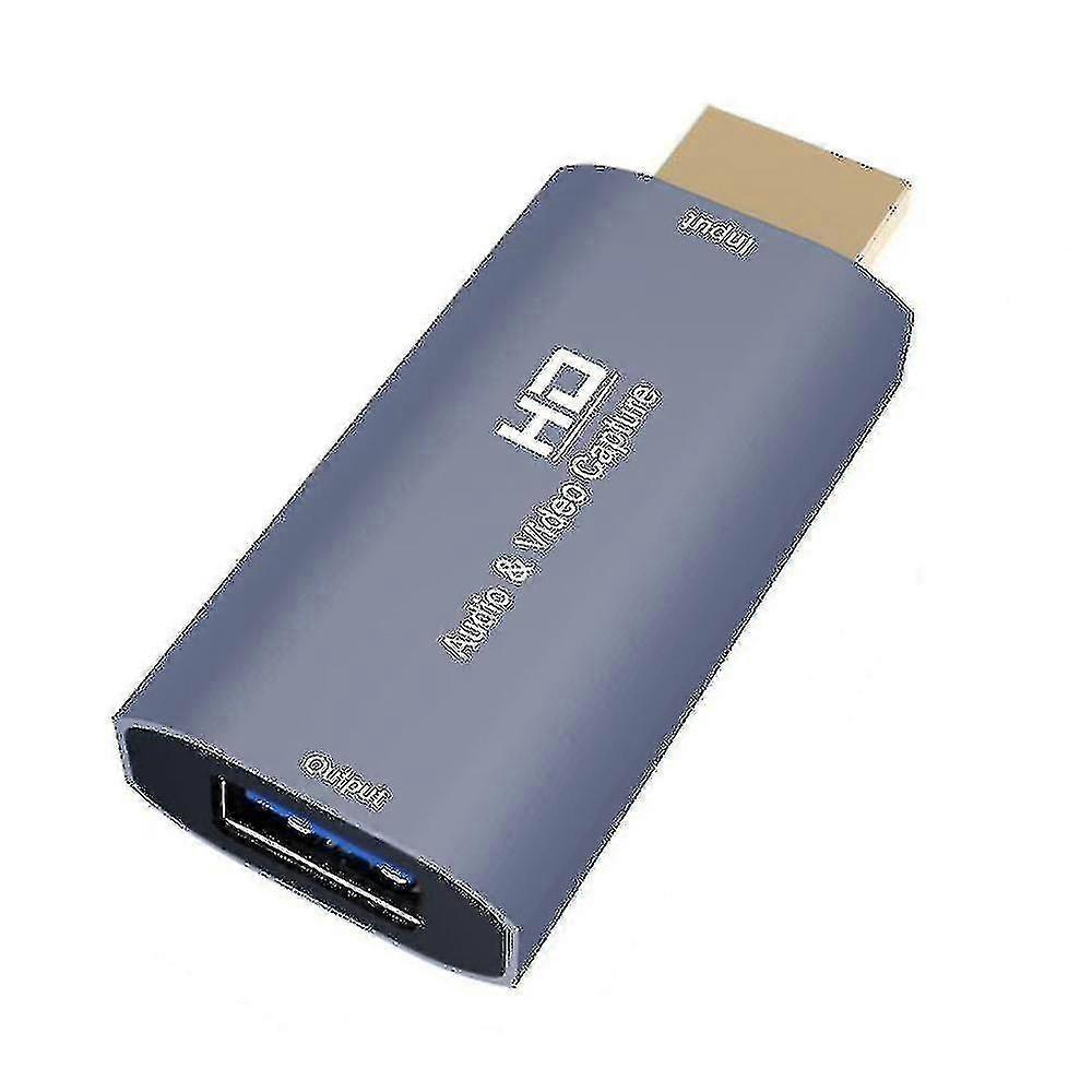 Συσκευή λήψης ήχου και βίντεο 4K HDMI με θηλυκό συνδετήρα USB για ροή και μετάδοση υπολογιστών