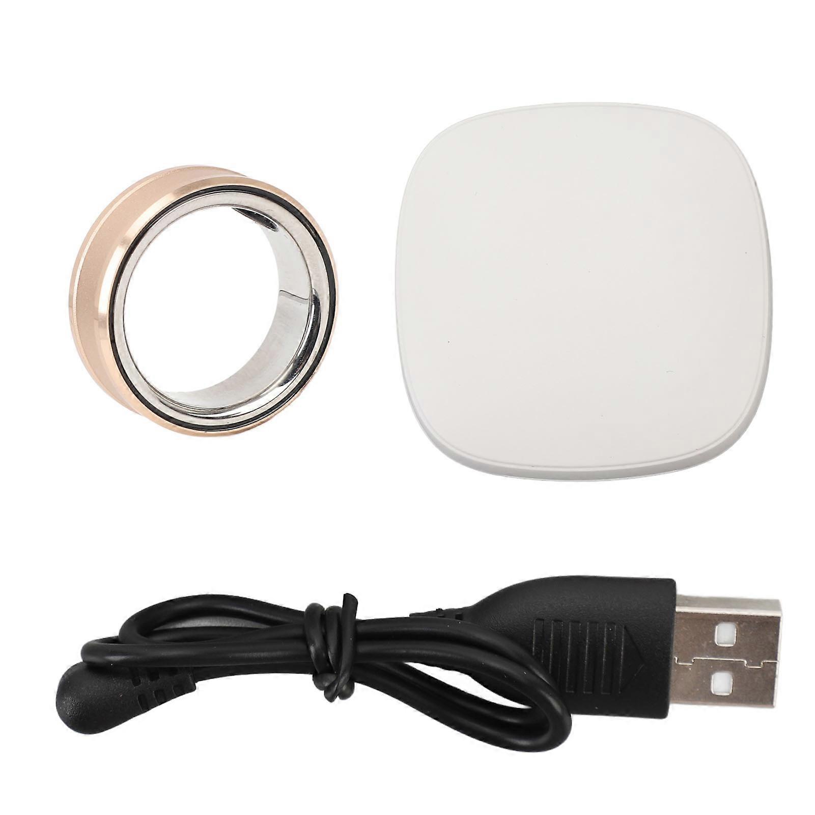 Smart Health Ring Step Counting Temperature Sleep Monitoring Bluetooth Fitness Tracker Ring