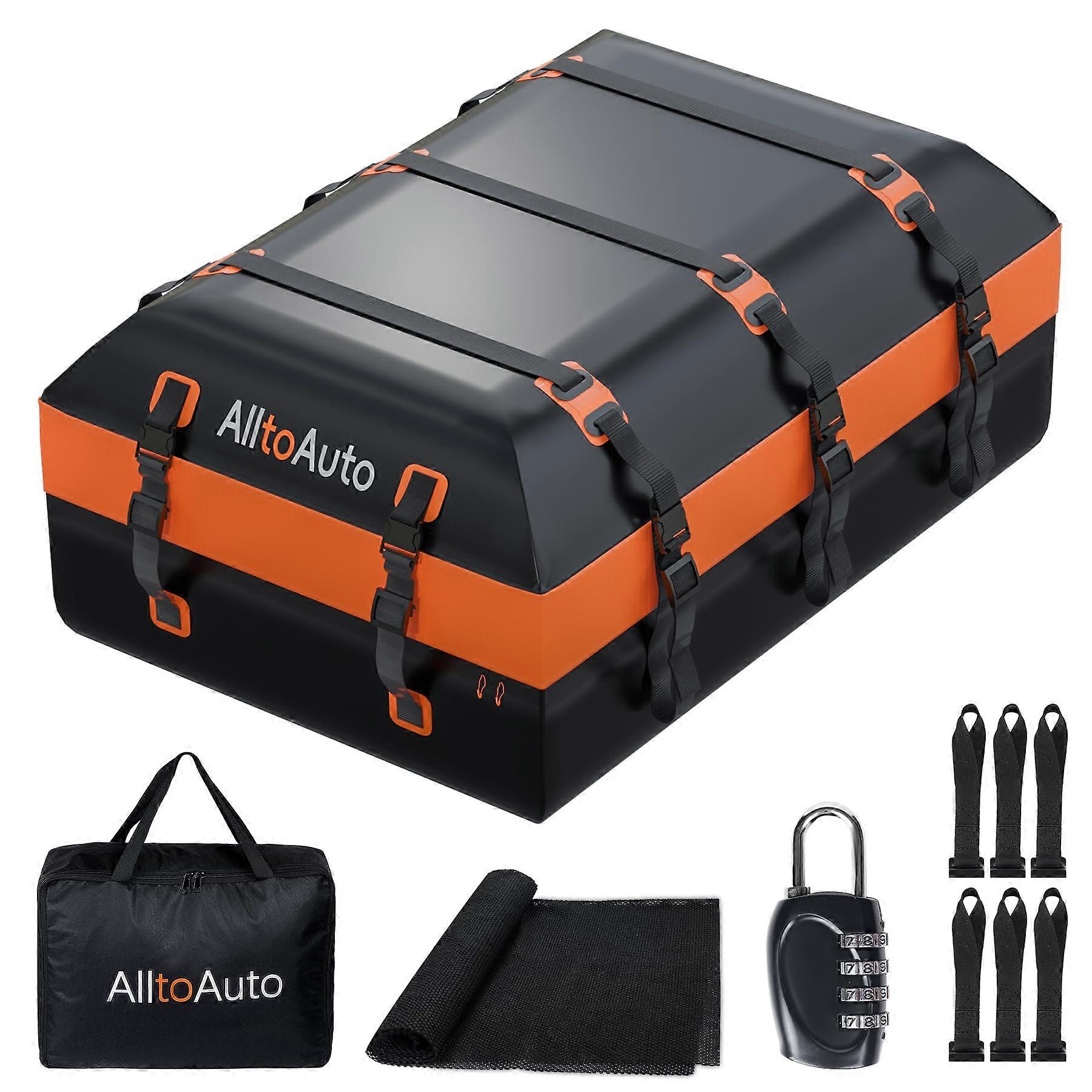 Car Rooftop Cargo Carrier 21 Cubic Feet for All Vehicles with or without Roof Racks, Weather-Resistant Storage Solution
