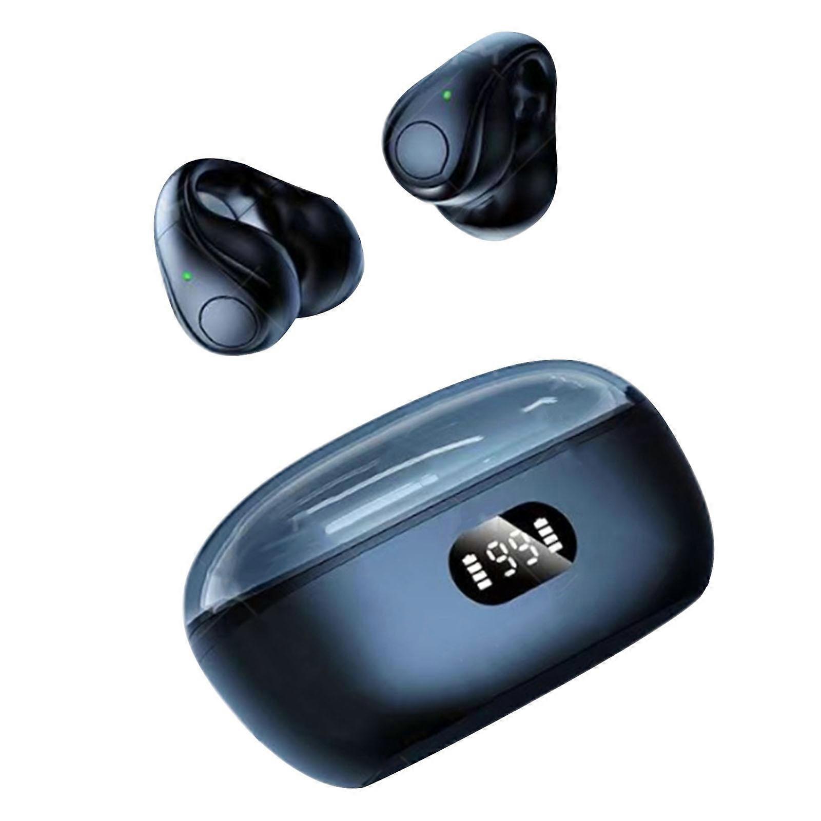 Clip-on Bluetooth Earphones Are Not In The Ear And Can Be Worn For Sports, Running,, Sweatproof, And Long Battery Life
