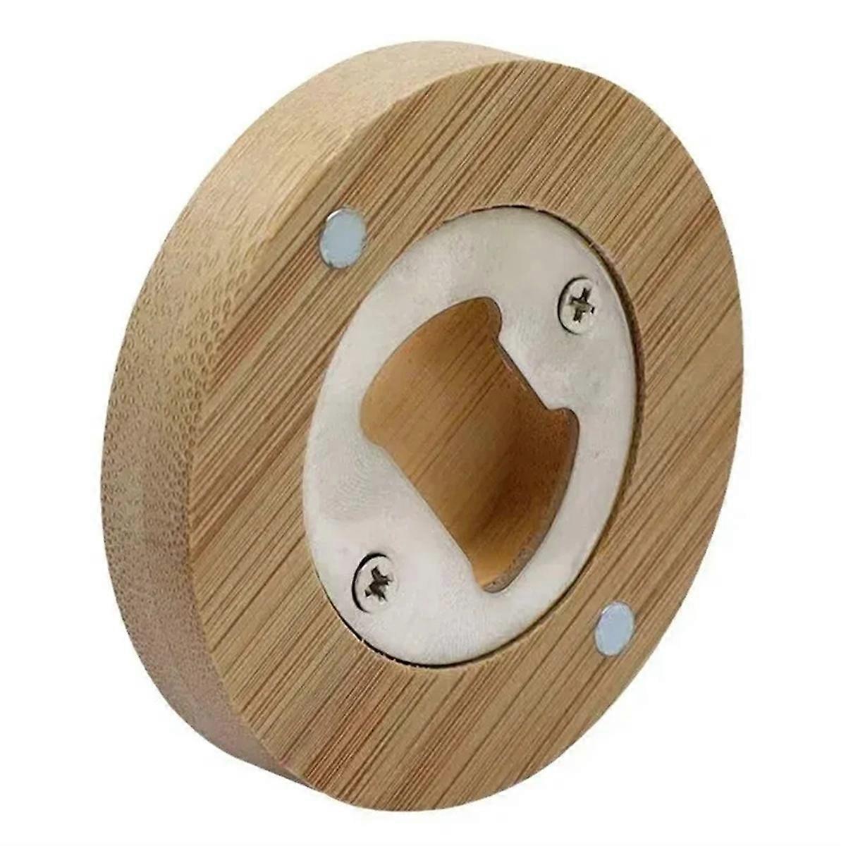 Solid Wood Beer Bottle Opener for Bar/Cocktails
