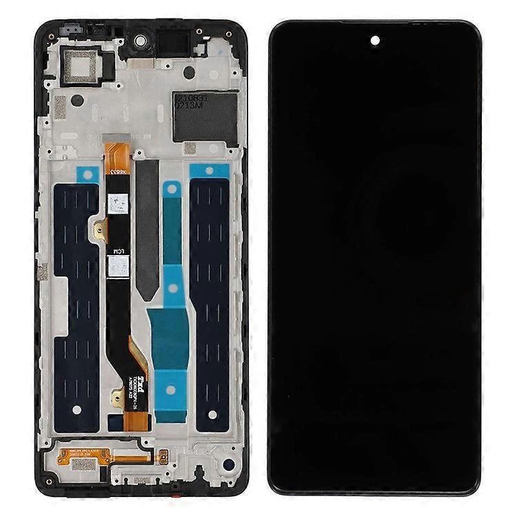 Compatible For Infinix Note 30 4G X6833B Grade C LCD Screen and Digitizer Assembly + Frame (Without Logo)