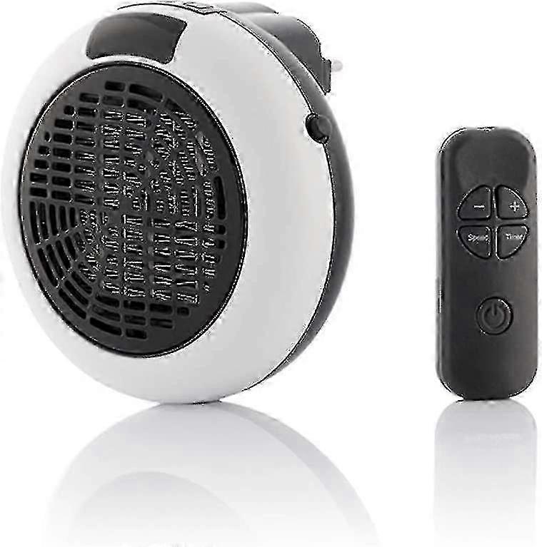 Electric Wall-mounted Fan Heater - Wall Socket Heating With Thermostat And Timer - Socket Heating Wi--