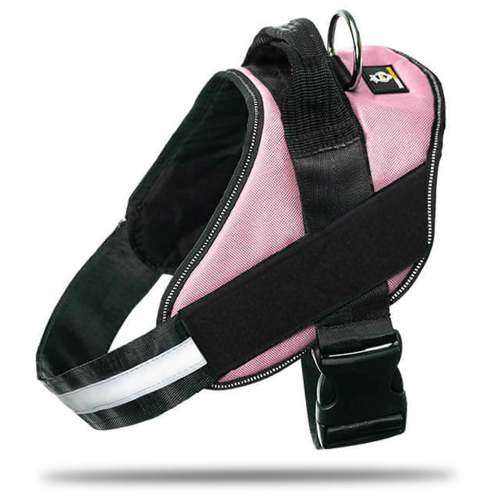 Non Pull Dog Harness with Patch Panels and Handle, Adjustable, Reflective, No Choke