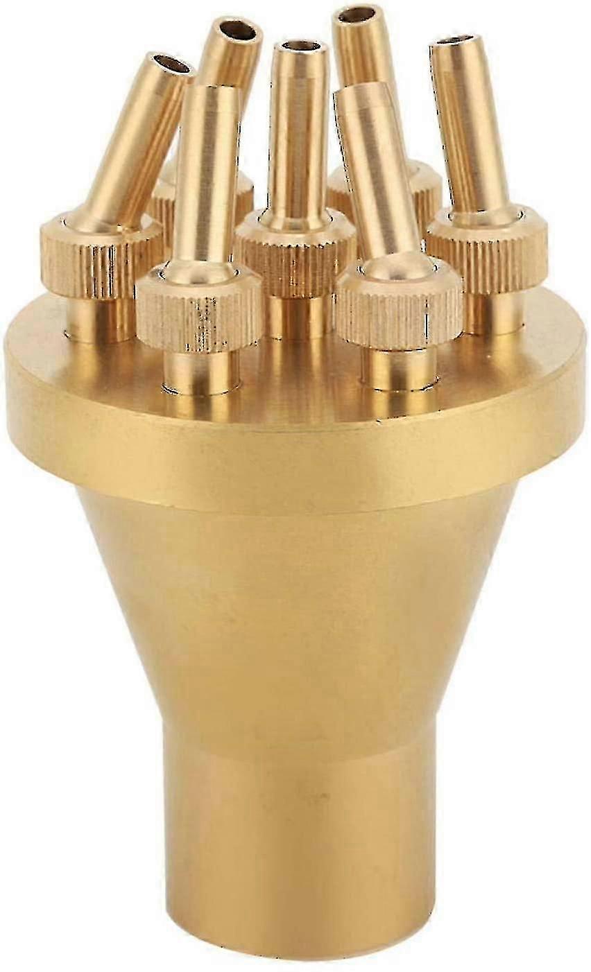 Fountain Nozzle-portable Durable Fnpt 1"dn25 2 Tier Center Right Fountain Nozzle Nozzle Garden Pond Spray Tool