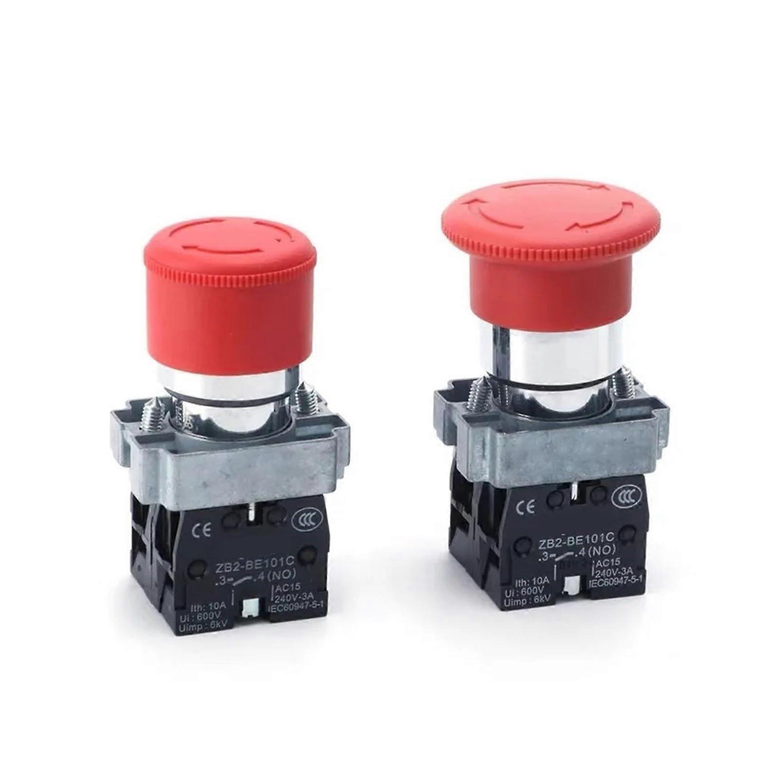 XB2BS542C XB2BS442C XB2BS541C XB2BS642C Emergency Stop Button 1NO Model Industrial Control Switch Specifications