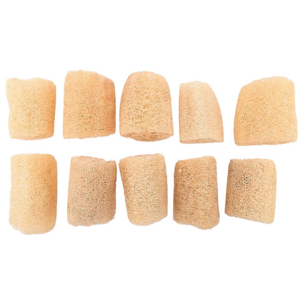 Natural Loofah Sponge, Used to Clean Oily Objects, Round, Rectangular