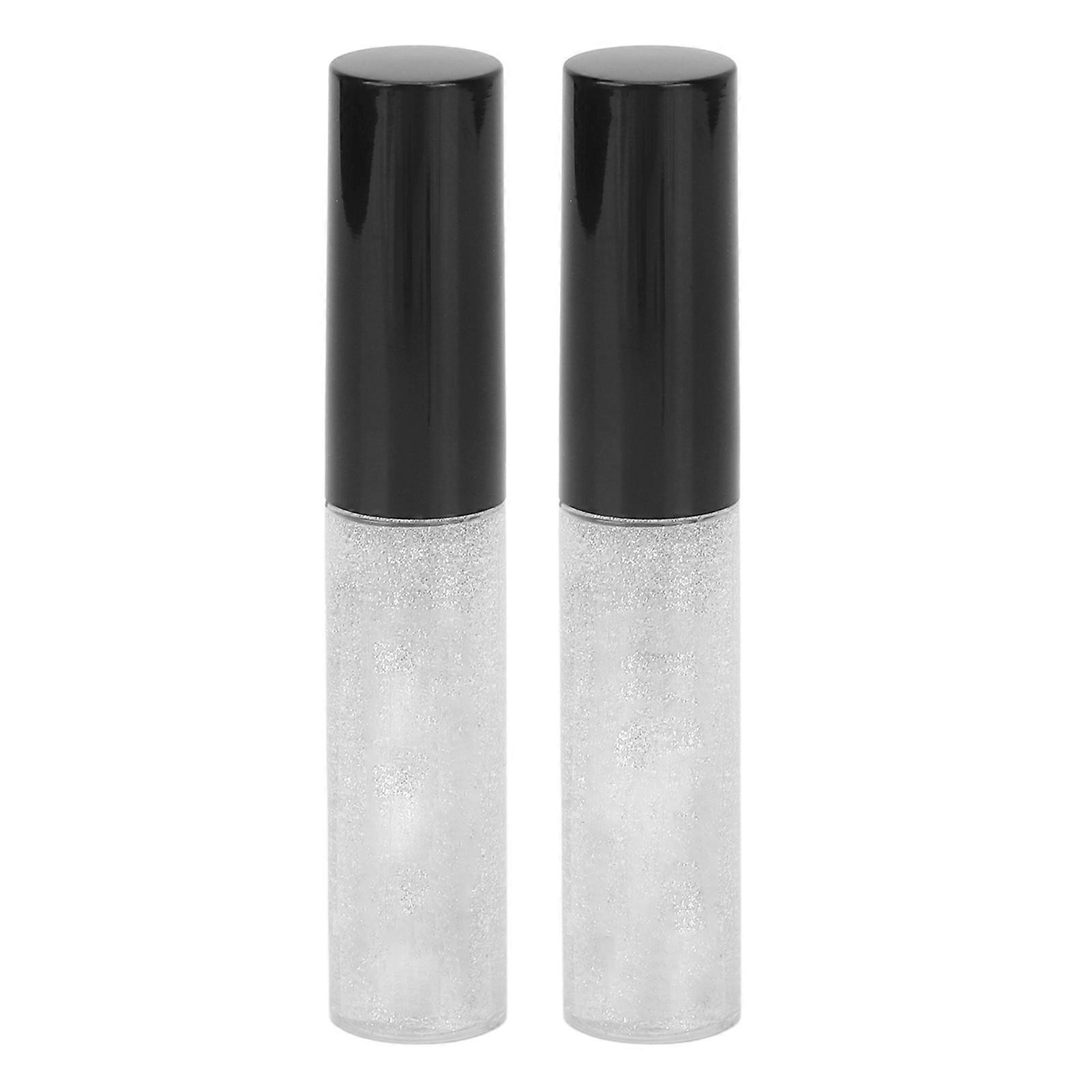 2Pcs Glitter Sparkling Quick Drying Long Lasting Prevent Smudging Mascara for Parties Concerts Festivals