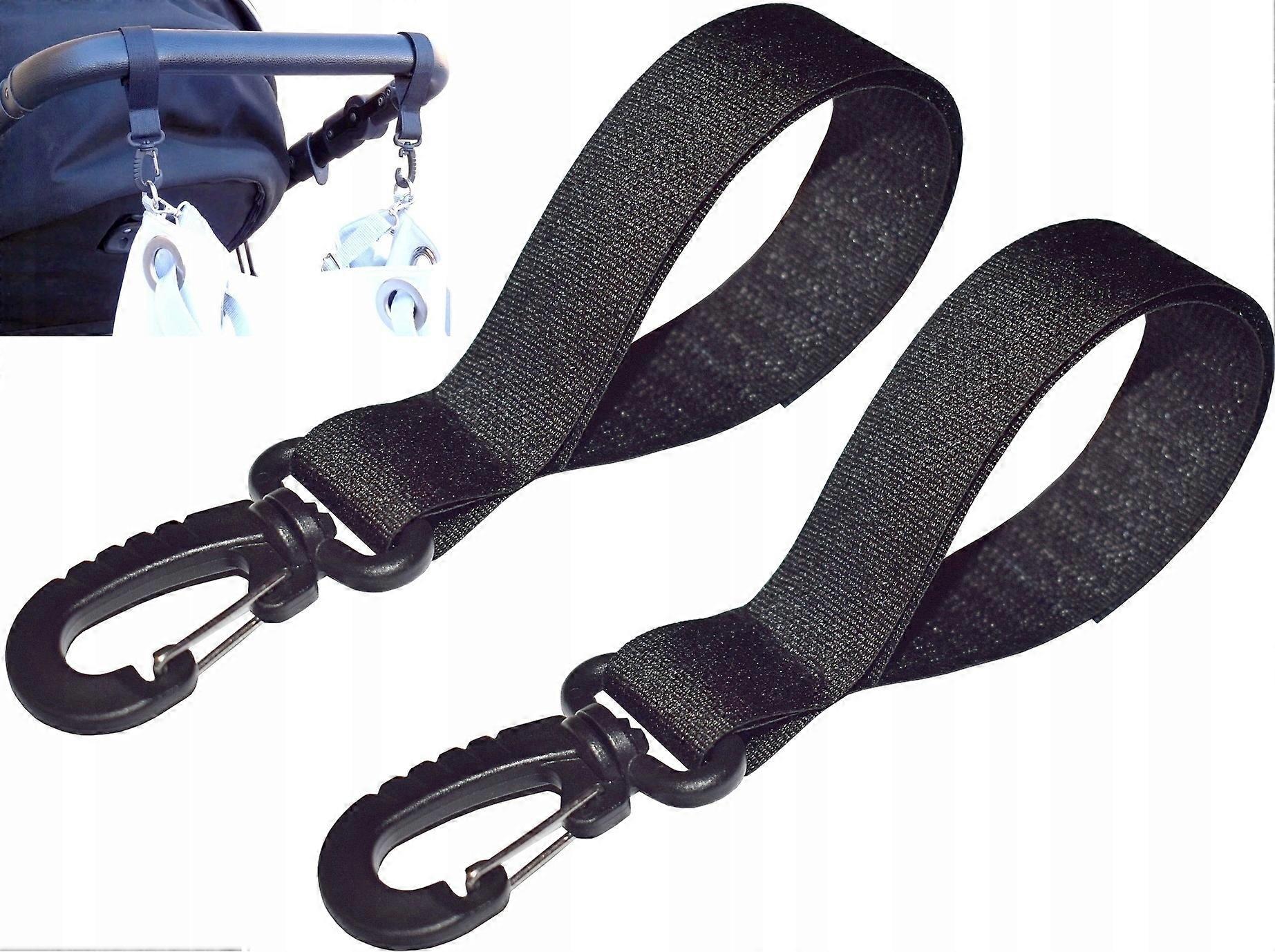 Hooks With A Velcro For A Bag For A Trolley Hooks - 2 Pcs