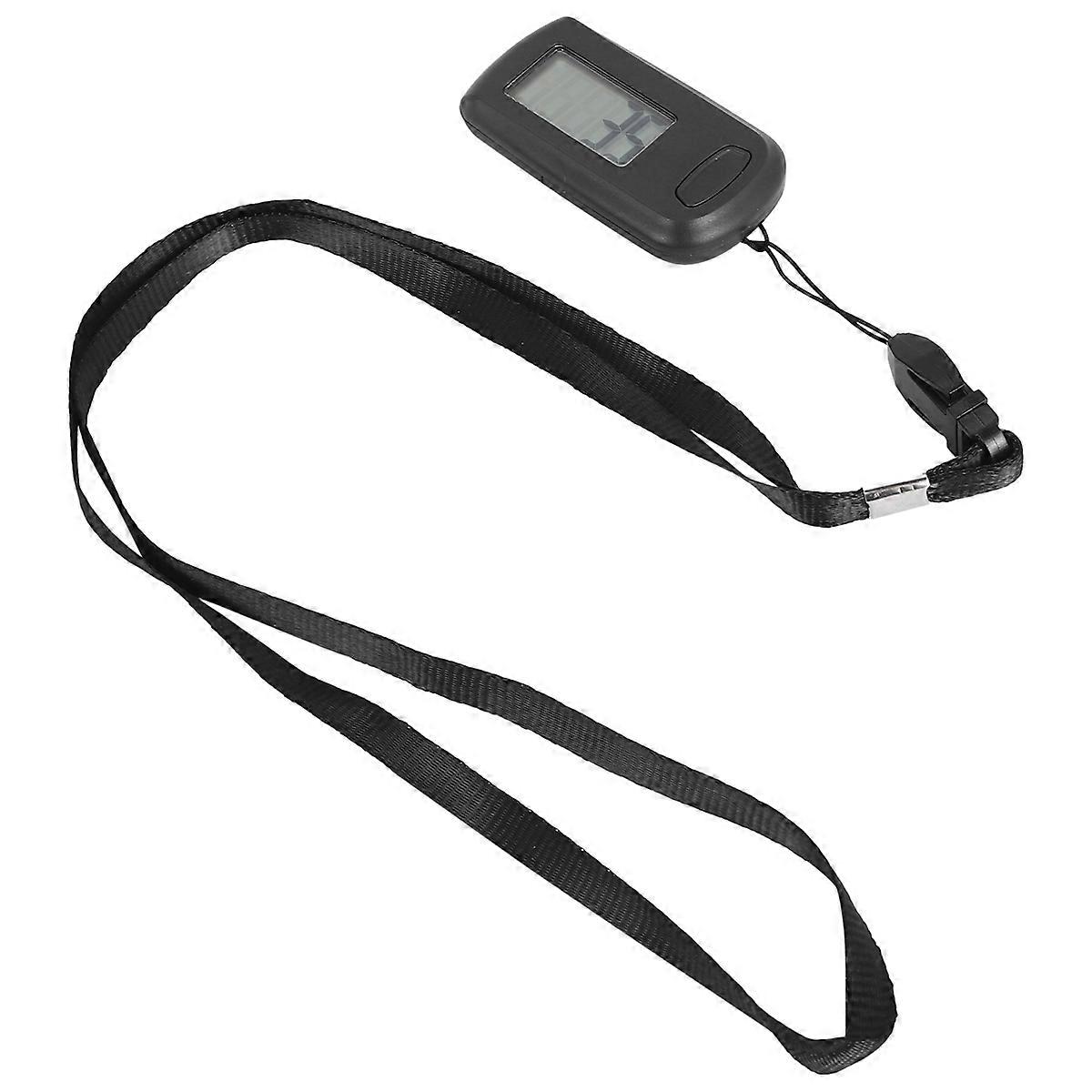 1Pcs Pedometer 3D Step Counter for Walking, Track Steps Portable Sport Simple Pedometer Lanyard, Sim
