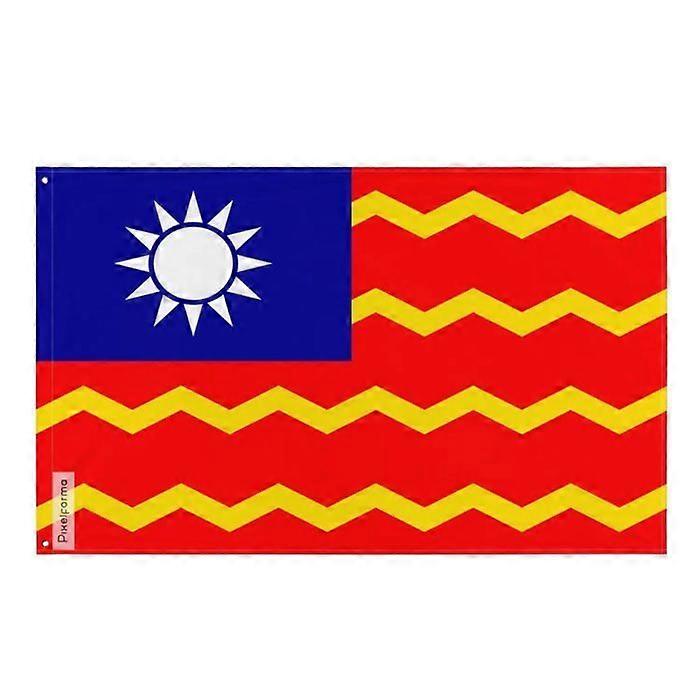 Flag of the Republic of China – 96 x 144 cm – Polyester – Metal grommets – Durable