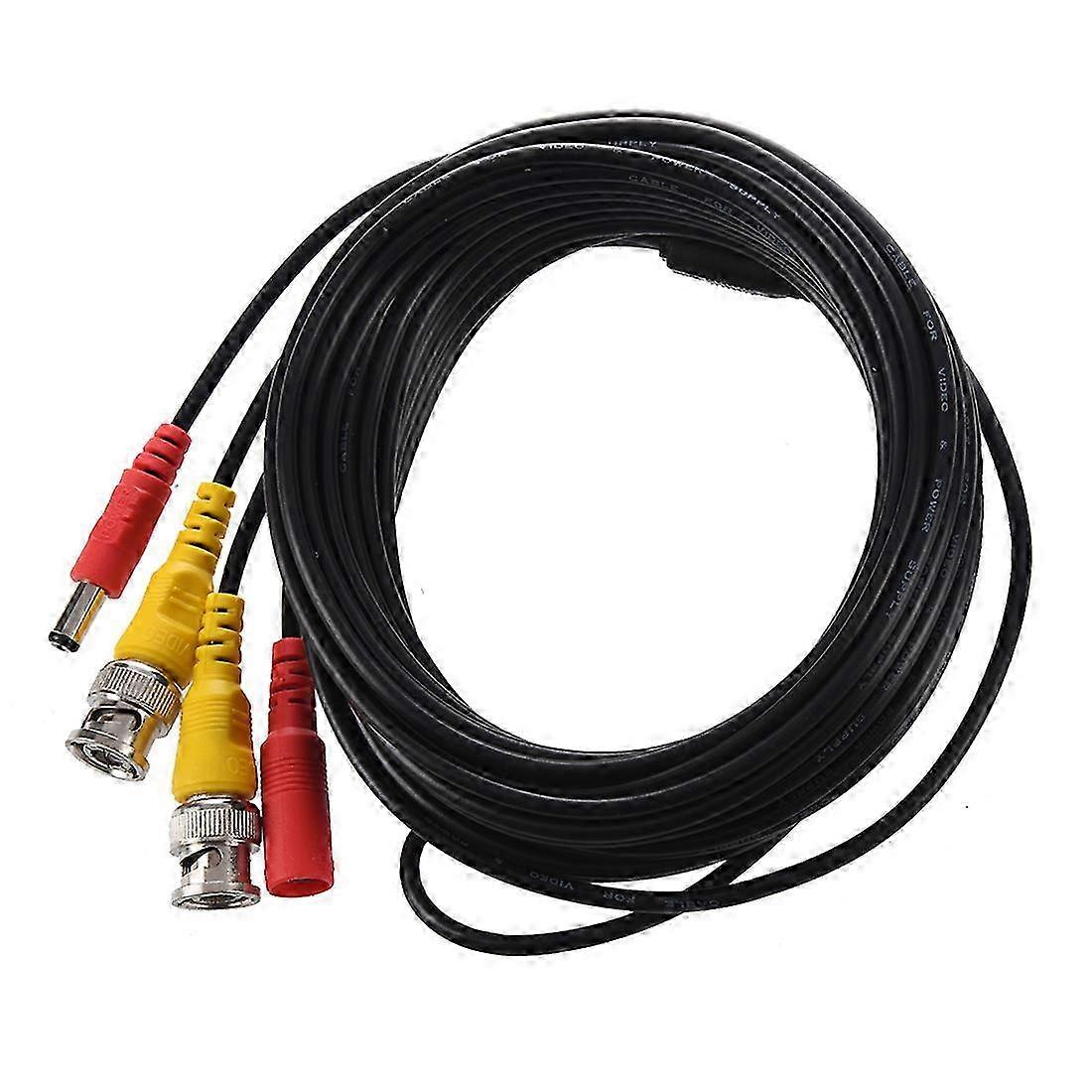 10m 33ft Security Video/ Cable BNC + RCA Plug Combination Cable for CCTV Camera