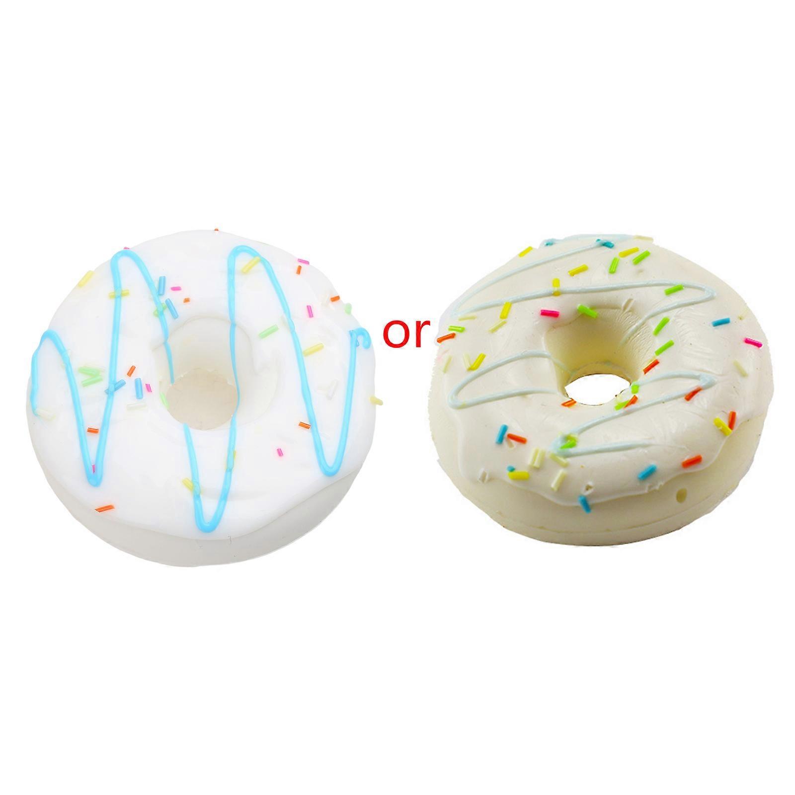 Artificial Donuts Model Simulation PU Donut Bread Photography Props  White