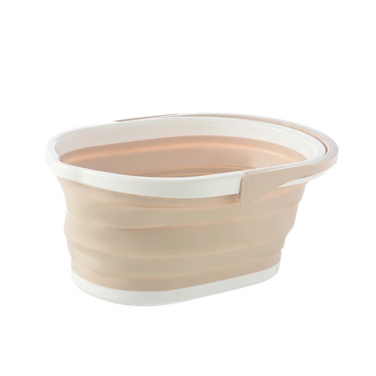 Plastic Mop Bucket Foldable For Easy Storage Leakproof No Spill Floor Cleaning For Home And Office Use