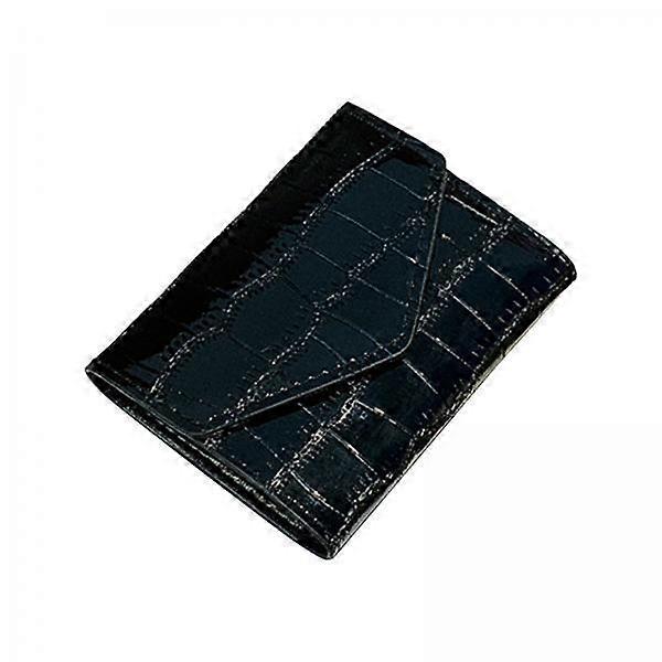 Stylish Compact Card Holder with Zippered Pocket