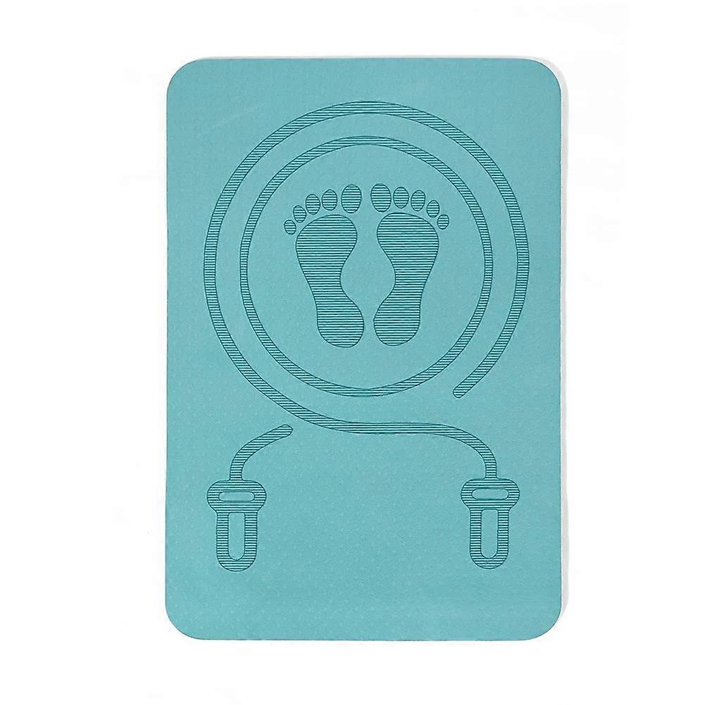 Shock Absorbing Fitness Pad Square Skipping Mat For Jump Rope Training 0.8x40x60 cm Breathable Exercise Mat