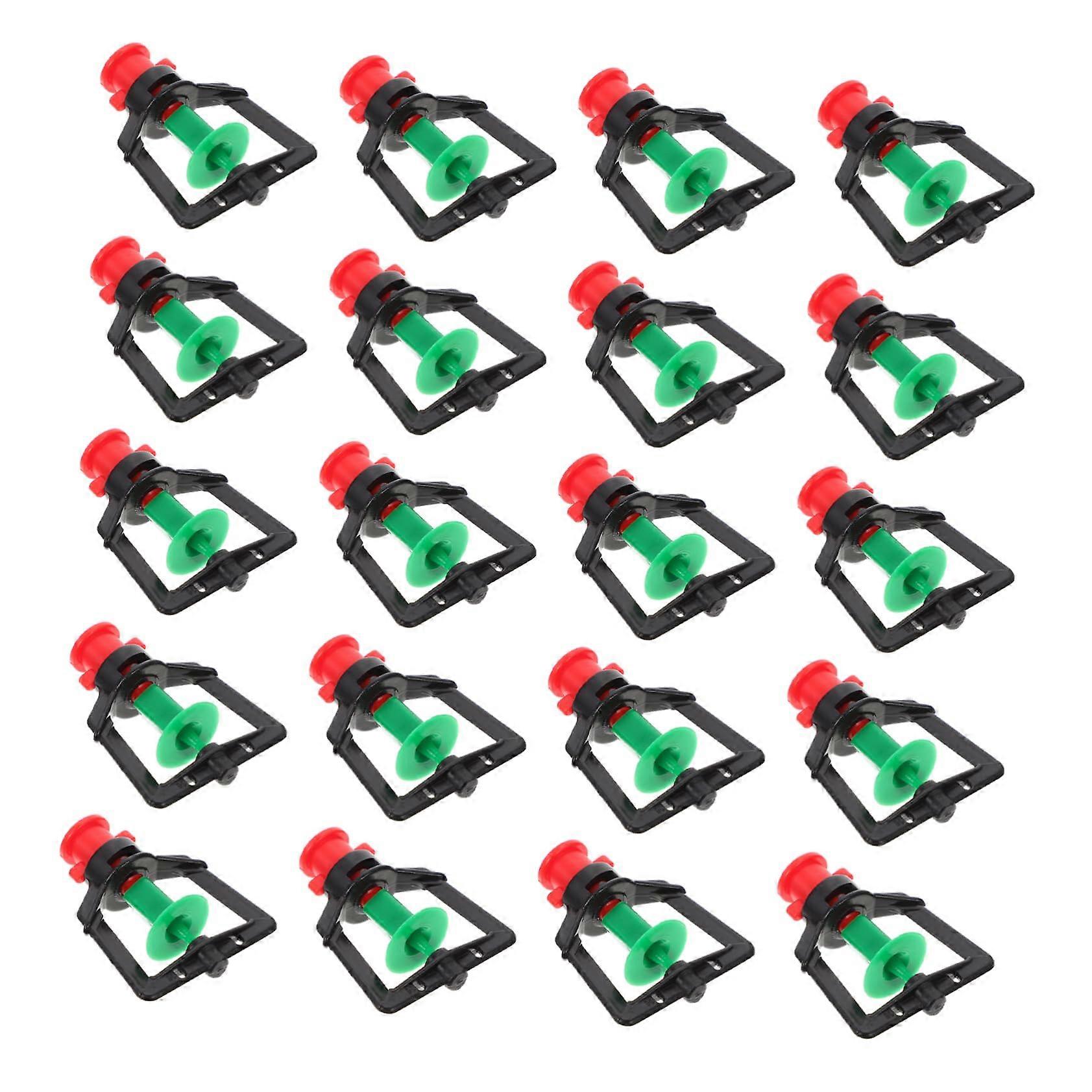20-Pack Rotating Lawn Sprinkler System for Efficient Plant Watering, Garden Irrigation Sprayer, Durable and Adjustable