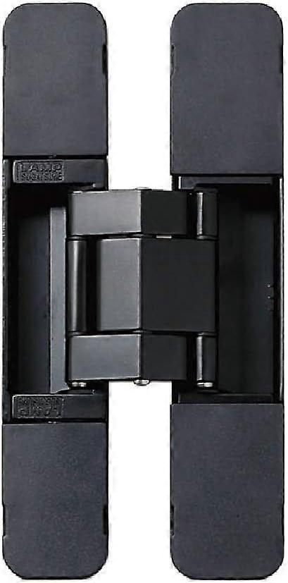 HES3D-E190 Charnière invisible concelaed réglable à 3 voies - Noir mat