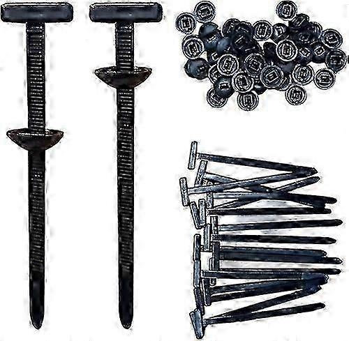 Nylon universele kabelbindgesp, 10-100 stuks pin en knoop kabelbinders zelfsluitend
