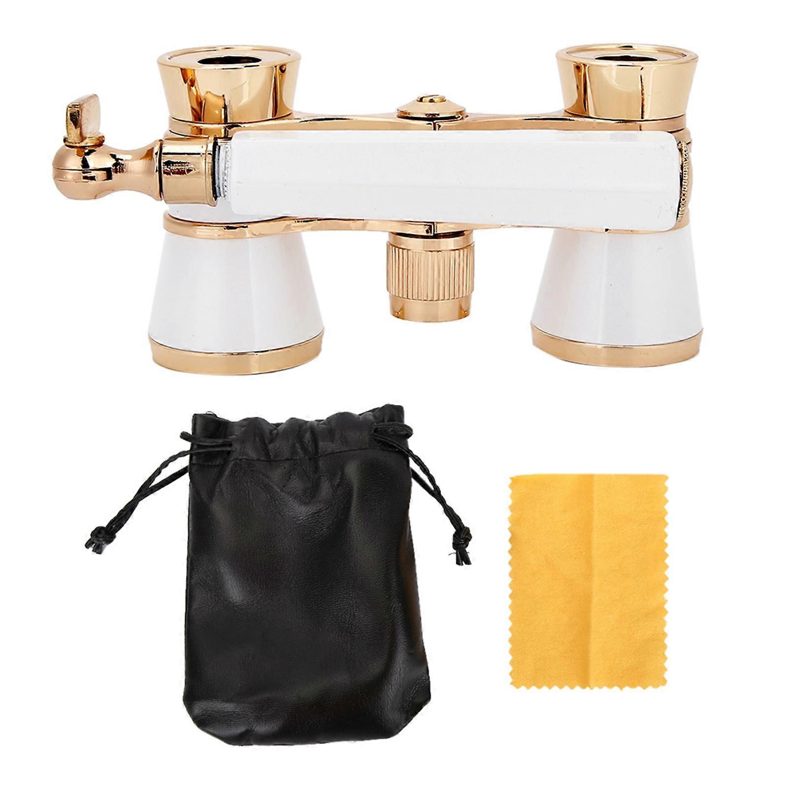 3x25 Opera Binoculars with BK7 Glass for Clear, Sharp Theater Viewing Experience