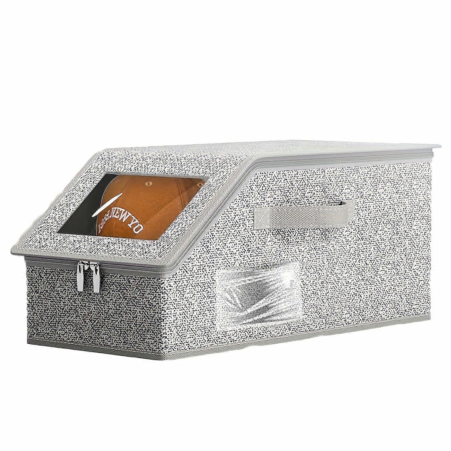 1/2 New Baseball Cap Organizer Box Stackable Clothes Storage Box Hat Storage Hat Box Large Capacity 