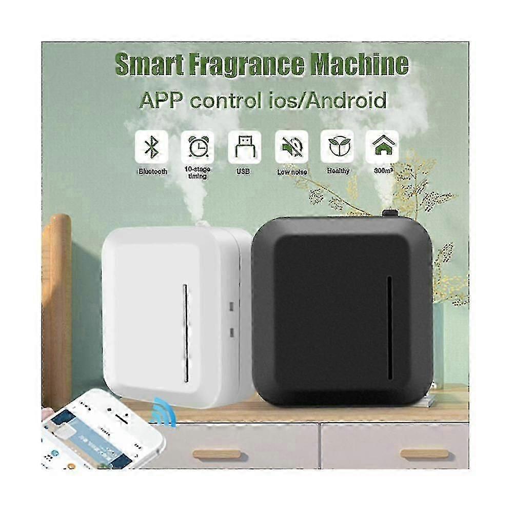 Černá Inteligentní vůně Stroj 150ml App Control Osvěžovač vzduchu Olej Difuzér Kancelář