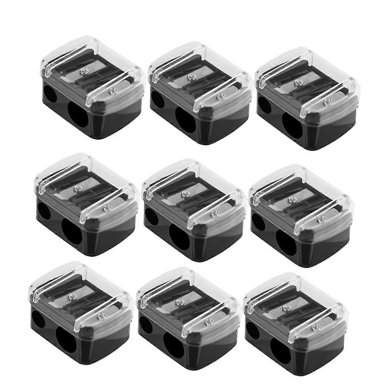 Makeup Artists Makeup Pencil Sharpener for Eyebrow Lip Liner Eyeliner Double Holes for Custom Length