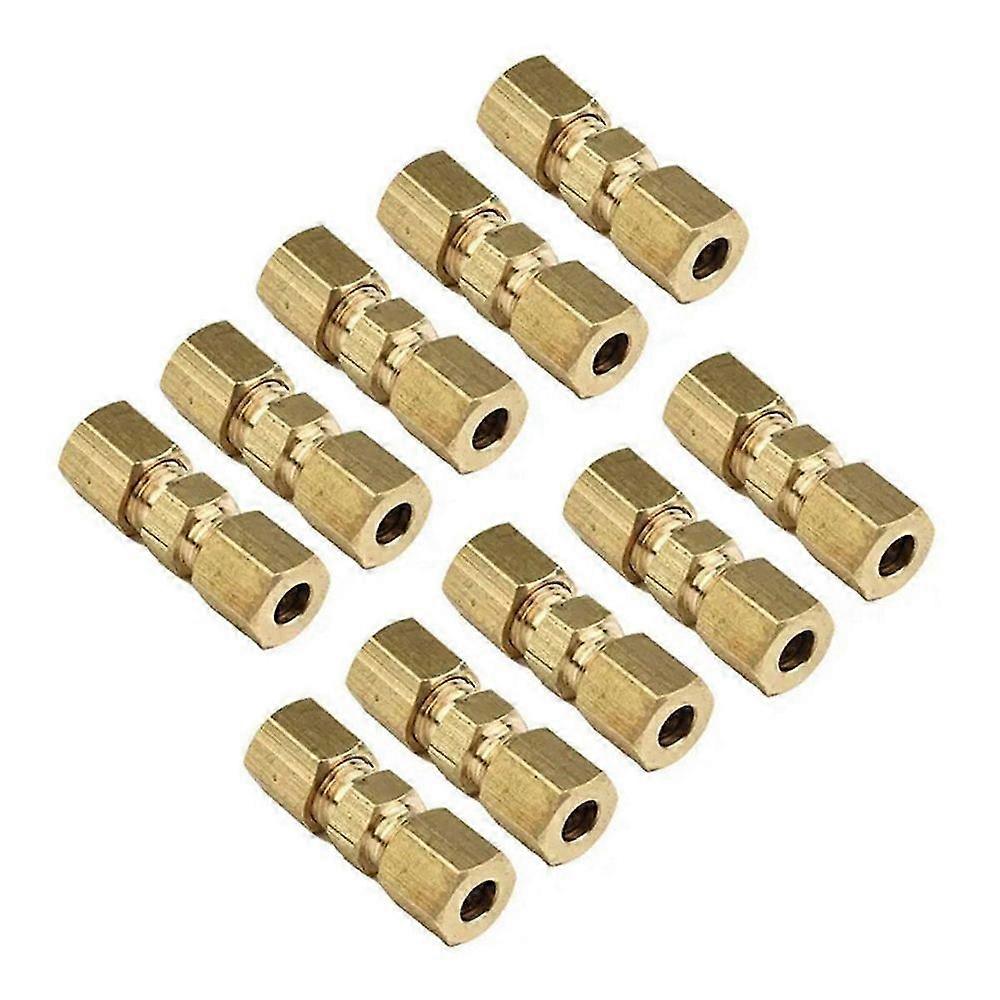 10pcs Brake Line Connector Without Flaring 4.75mm 3/16 Useful Brake Line Connector for Brand Brake js