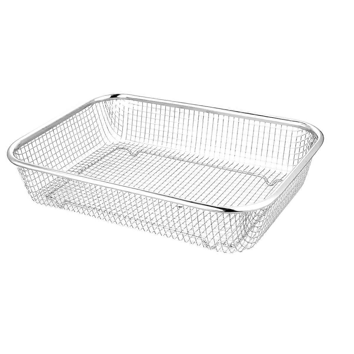 Multi-Functional Stainless Steel Sink Basket, Great for Washing and Storing Food Items