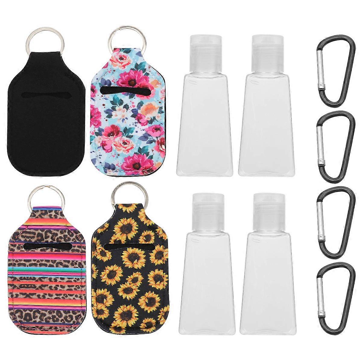 Travel Perfume Refillable Bottle Atomizer Set 12 Pcs Assorted Color Storage Travel Friendly Hangable