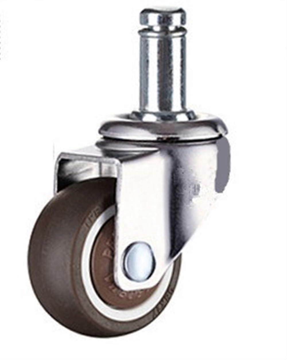 Lenkrollen 1/1,25/1,5/2 inch Möbelrollen wheels Gummi Lenkrolle Trolley Mit Bremsrollen Räder Ref: 4496