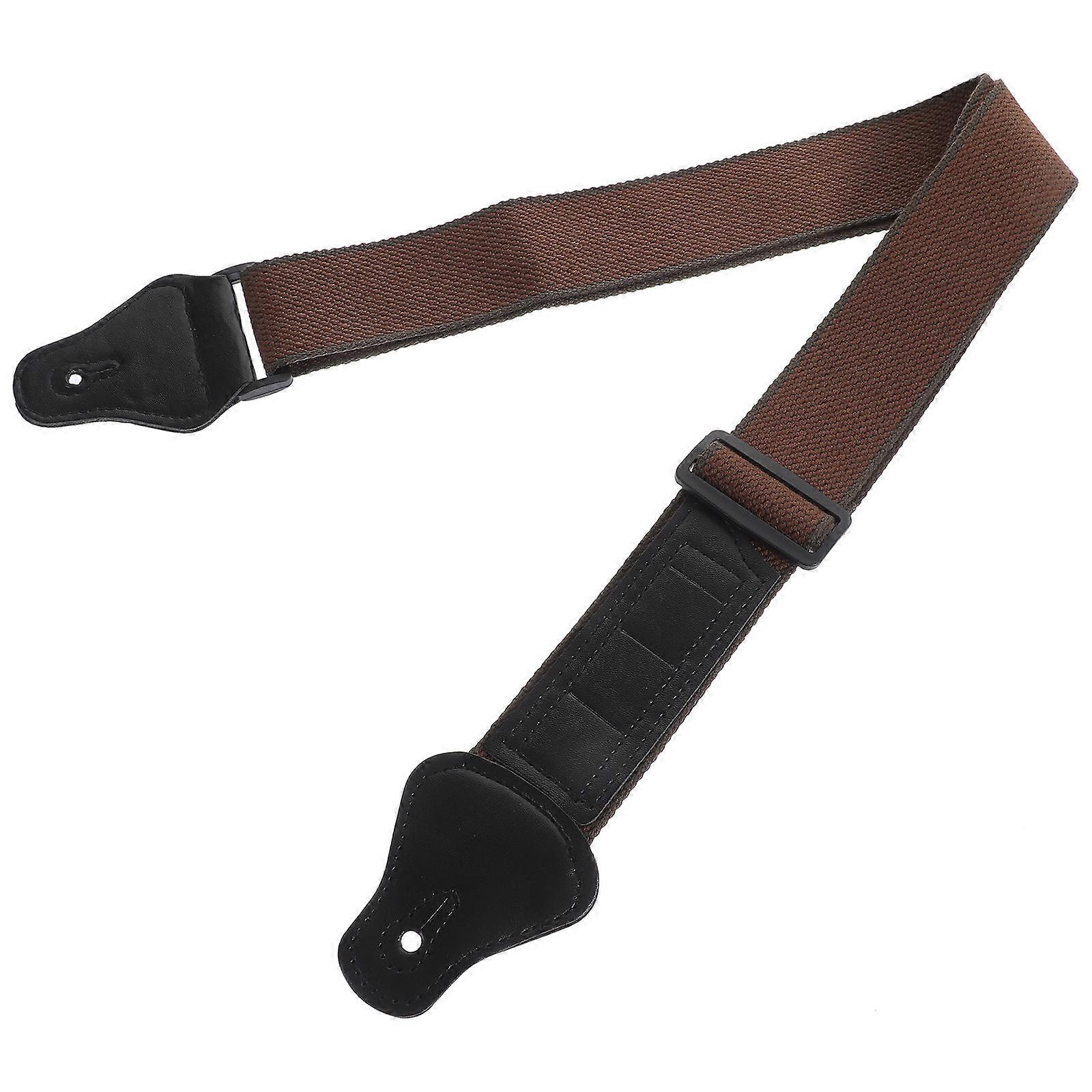 Guitar Strap Adjustable Instrument Safety Easy to Install and Remove Assorted Color 84.00X7.00X0.50cm 1Set