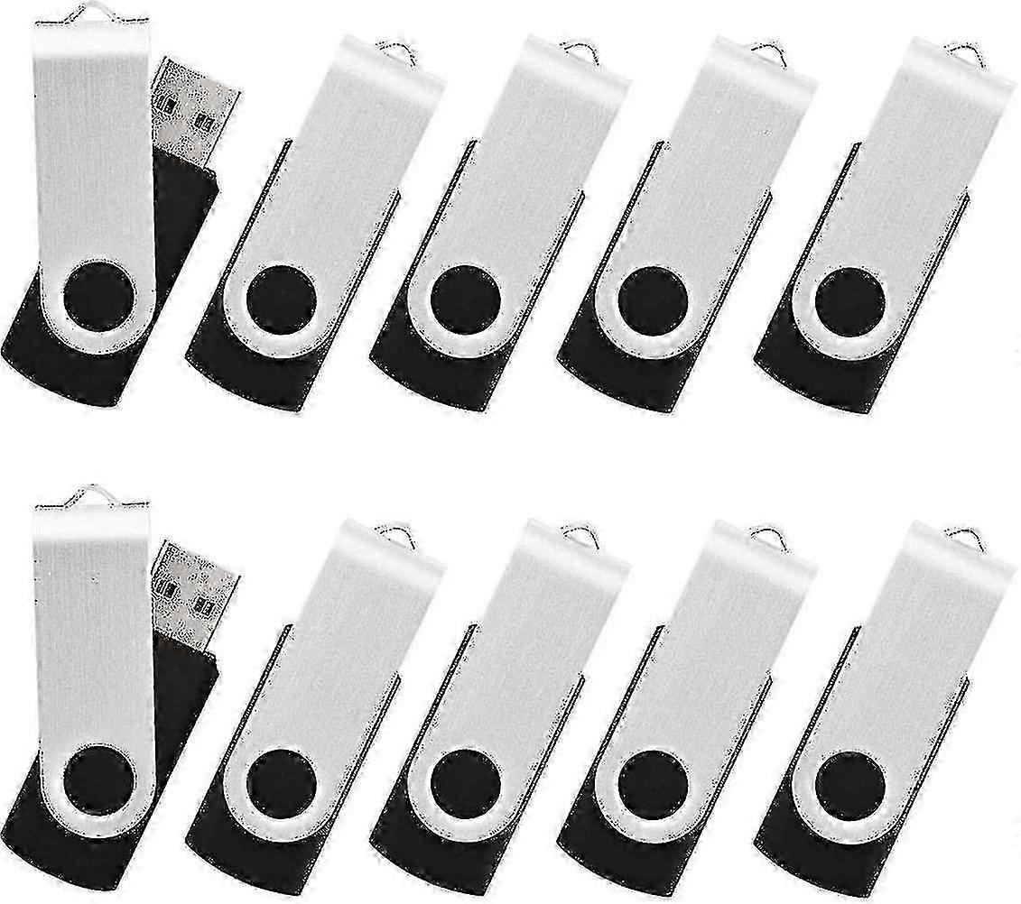 10 Pack USB Flash Drive, 8GB USB 2.0 Flash Drive Compatible with Various Brands