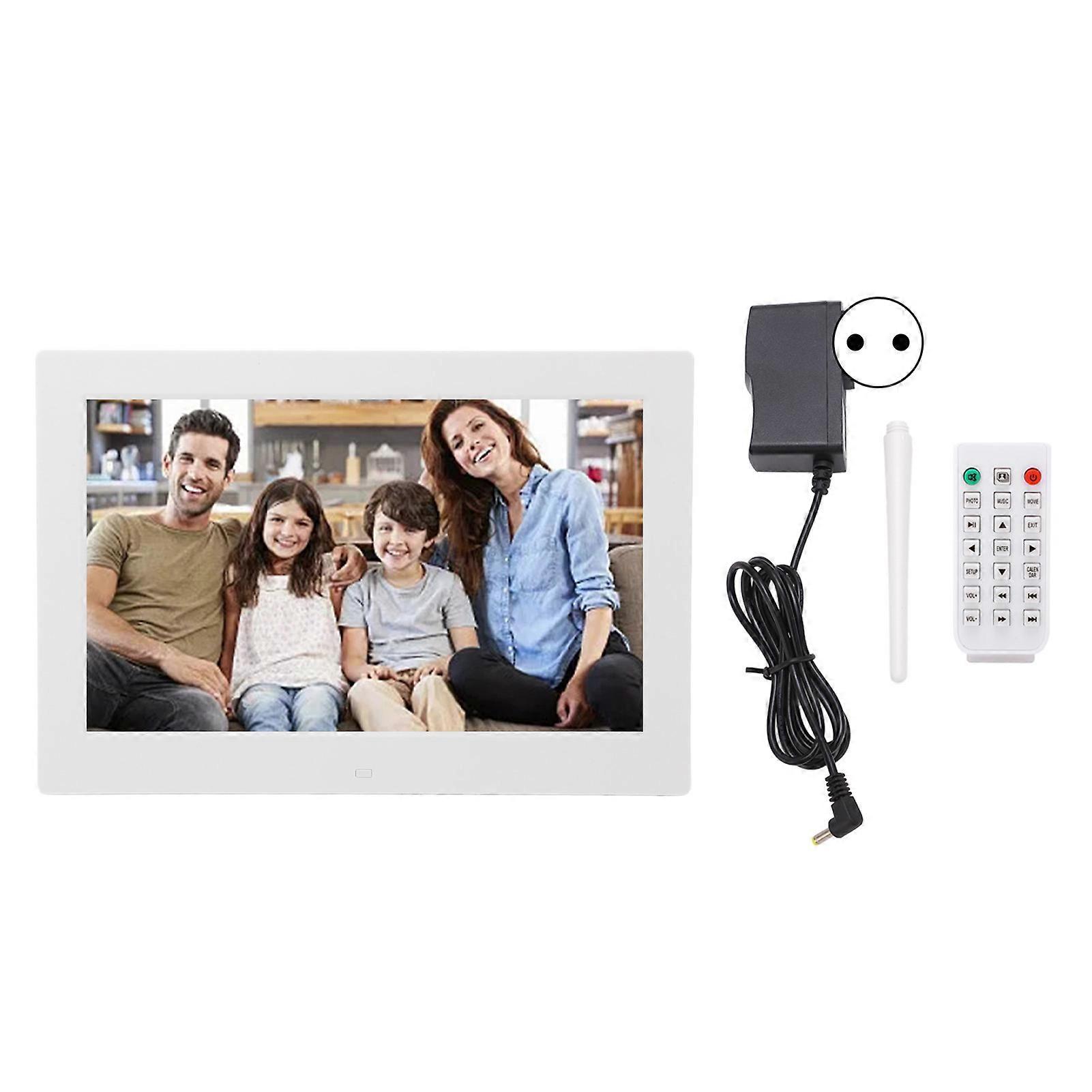 13" HD Digital Photo Frame - Smart Video/Music Playback, Remote Controlled, EU Plug