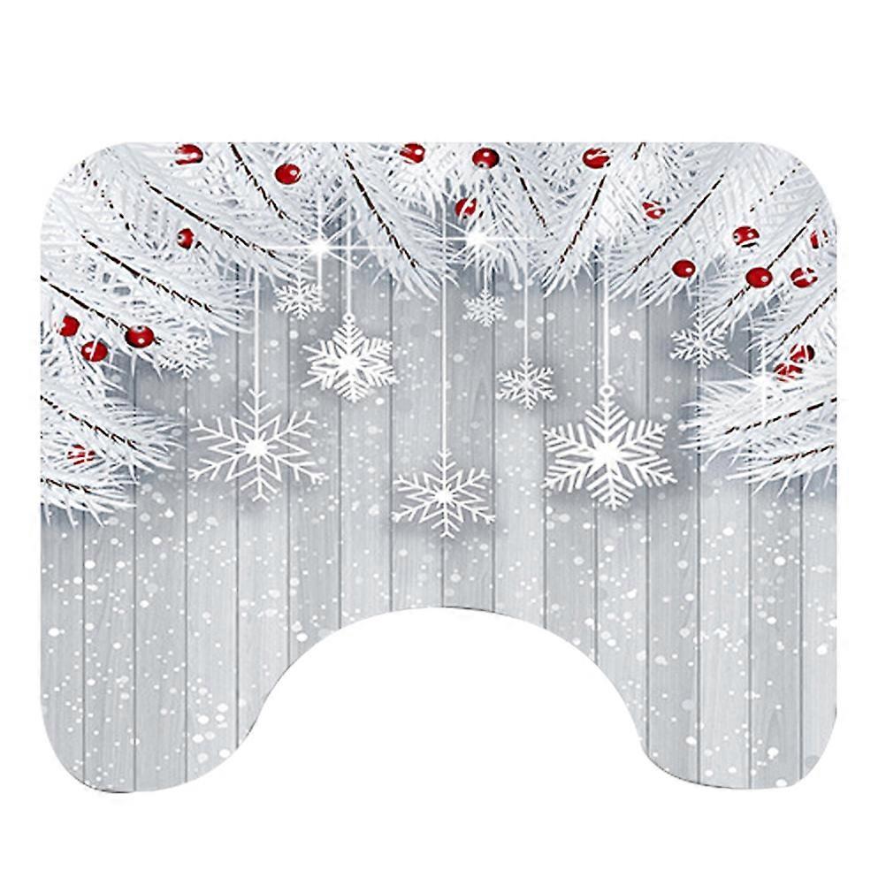 Toilet Floor Mat Set High Absorption Bathroom Use Multi Color Rectangle Style 45 x 75cm 3Pcs