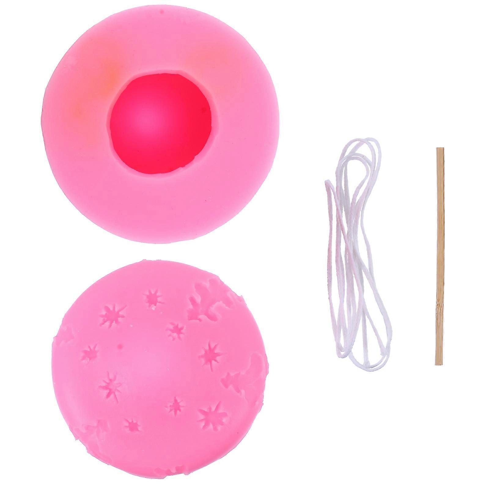 Silicone Molds Unique DIY Mould Christmas Decoration Rosy 8.00X8.00X5.50CM 1Set