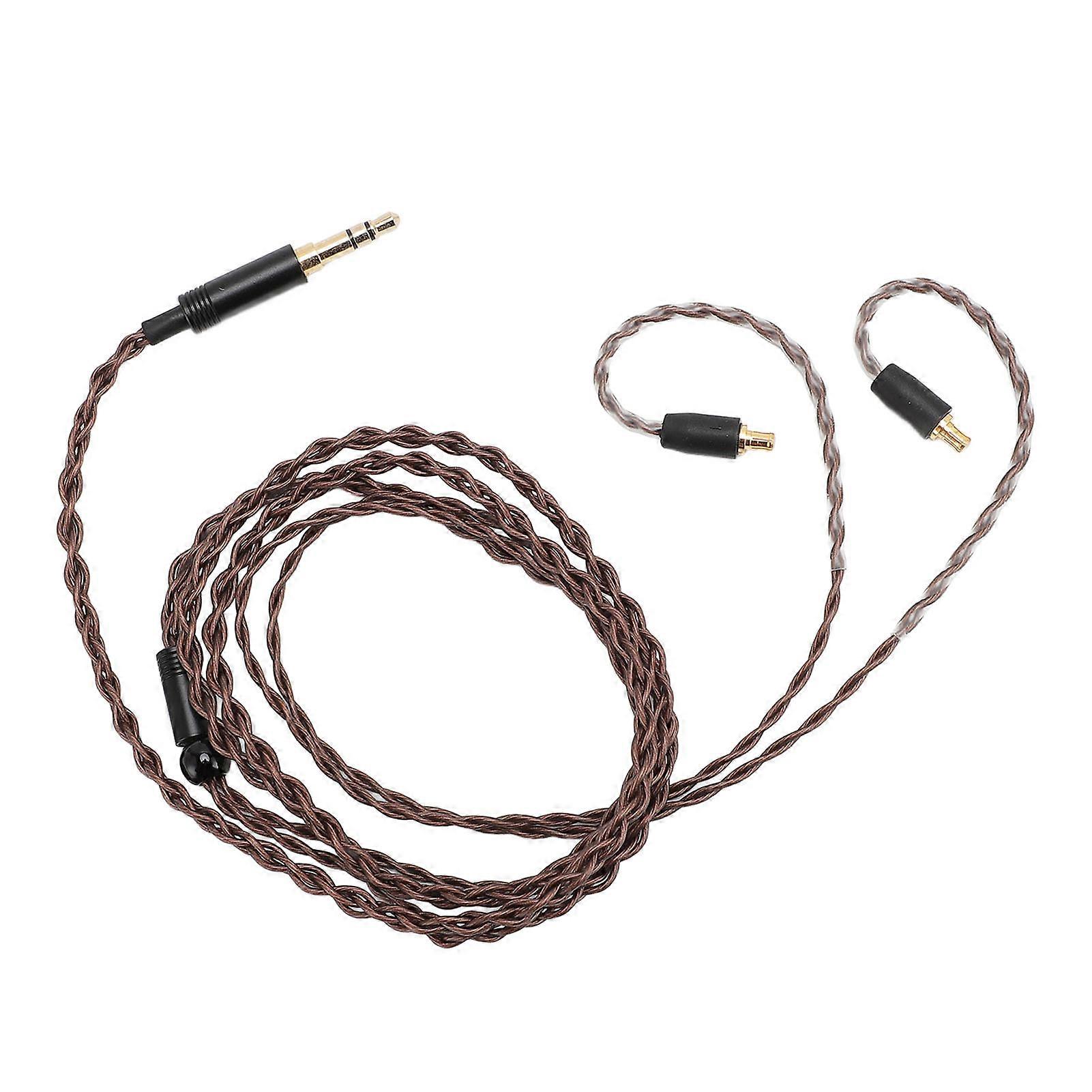 OFC 3.5mm to A2DC Jack Headphone Replacement Cable for ATH CKS1100 ADX5000 E50 E70 LS300 LS400 CKR100 MSR7B AP2000Ti Headphones 1.1m