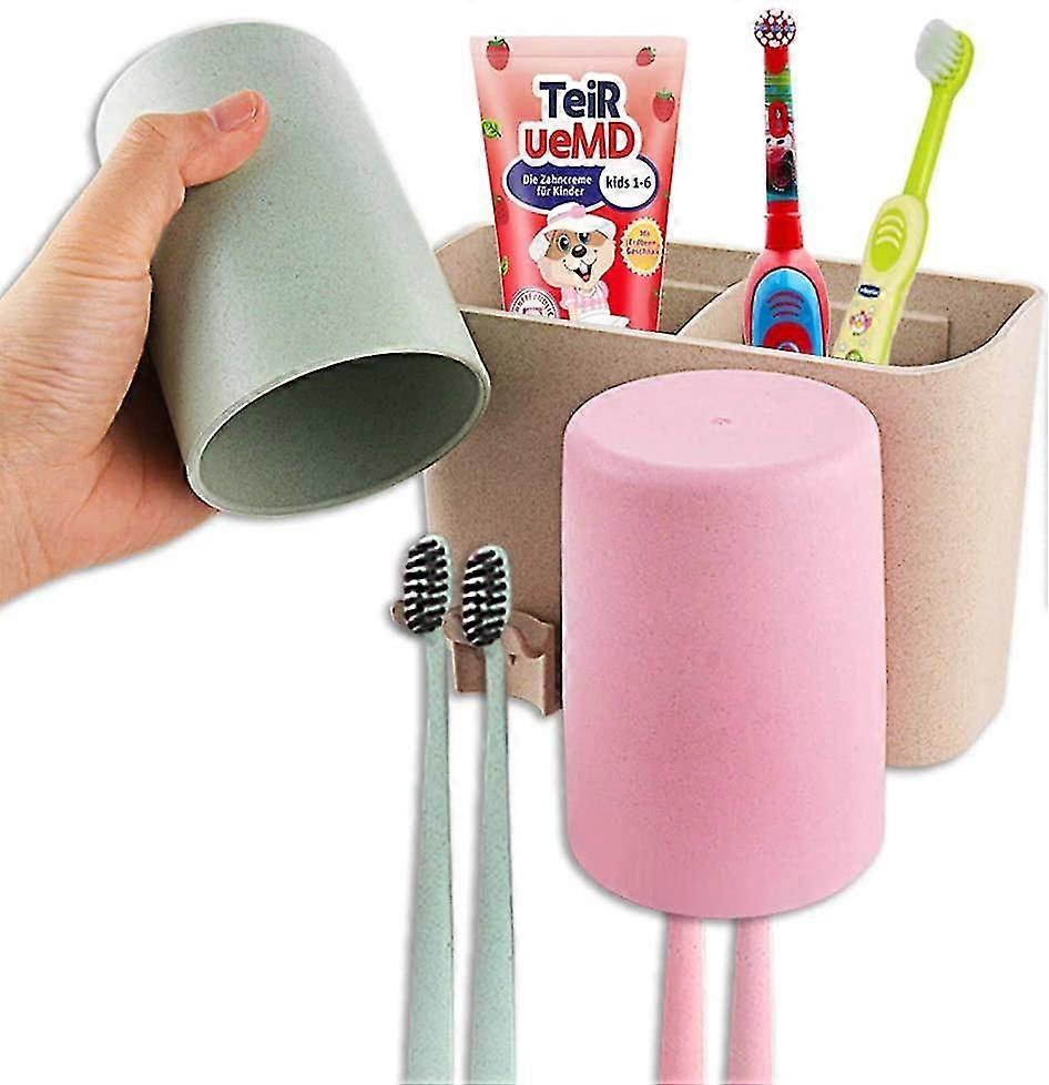 Kids Toothbrush Holder With 2 Cups