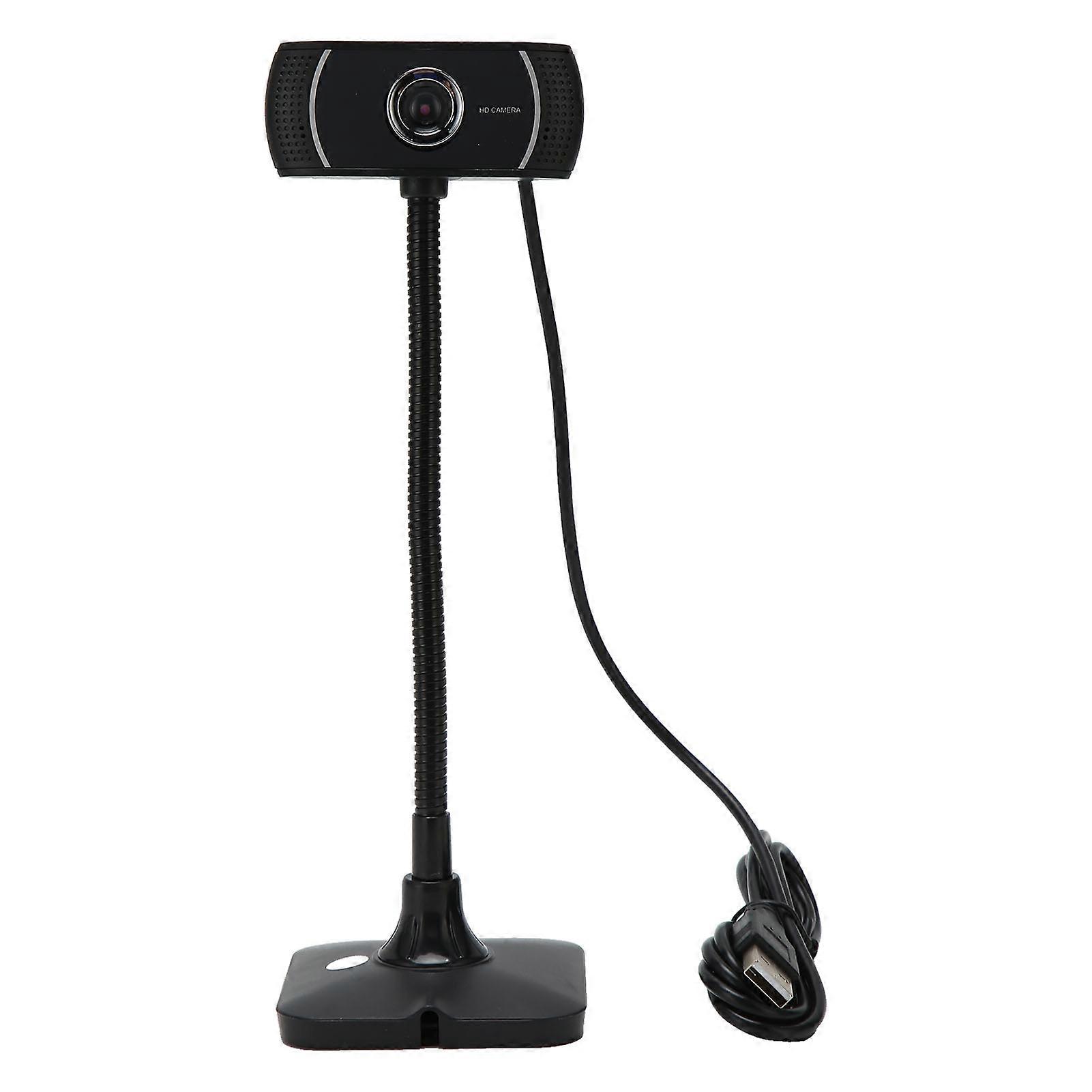 HD Webcam, Manual Focus, Live Streaming, Free USB Drive, Camera with Microphone for Computer Conference Call, 640 x 480