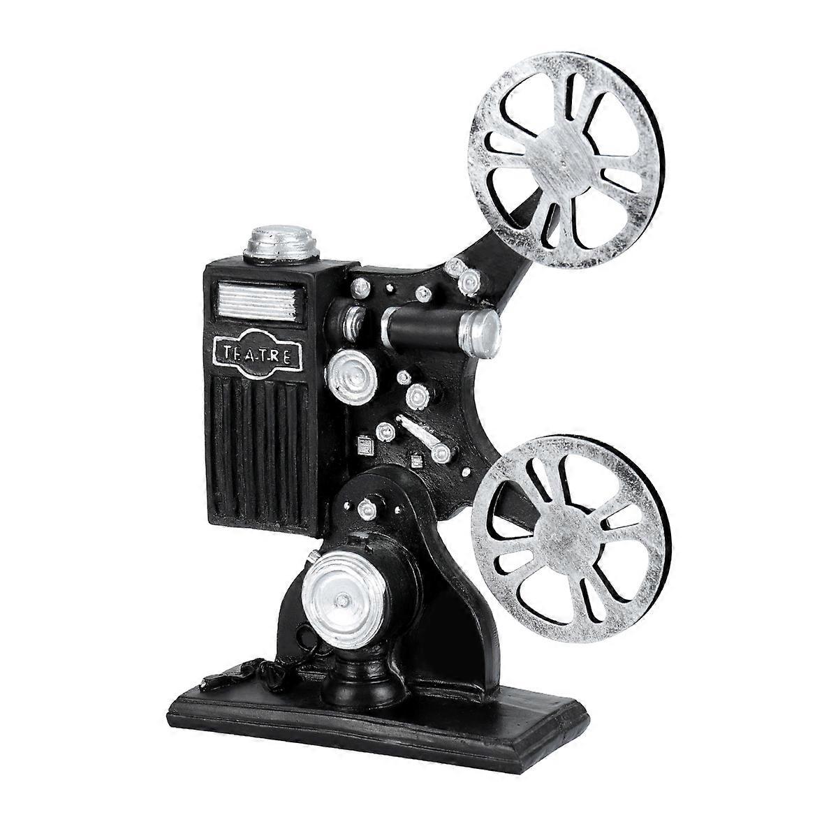 Projector Resin Ornament Vintage Projector Model Home Decor Shelves Retro Style 1Set