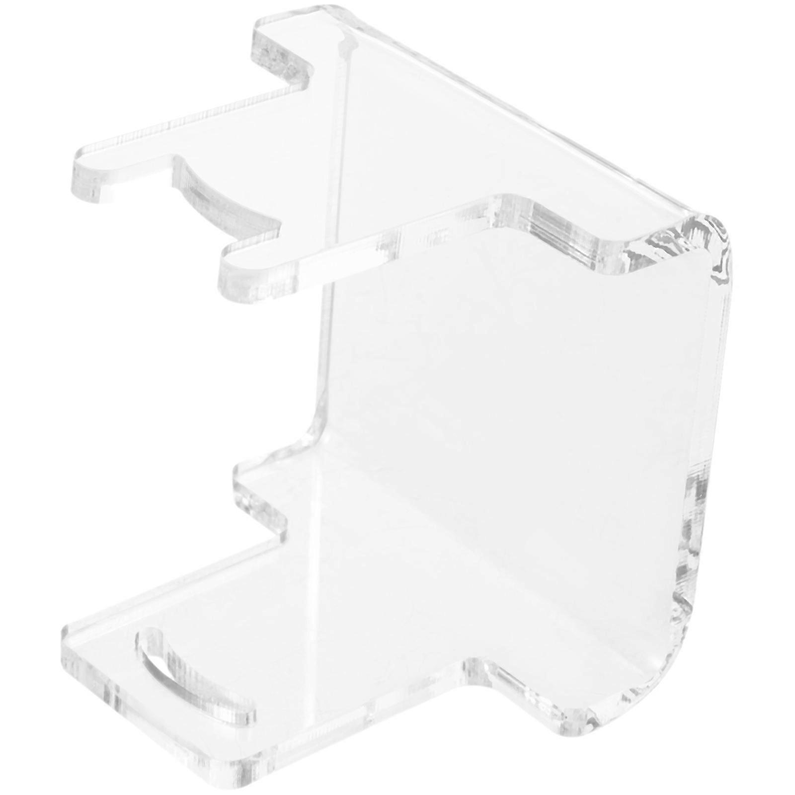 Fishing Lure Display Stand Convenient Storage Home Use Transparent 5.7x5.7x4.7cm 1Pack