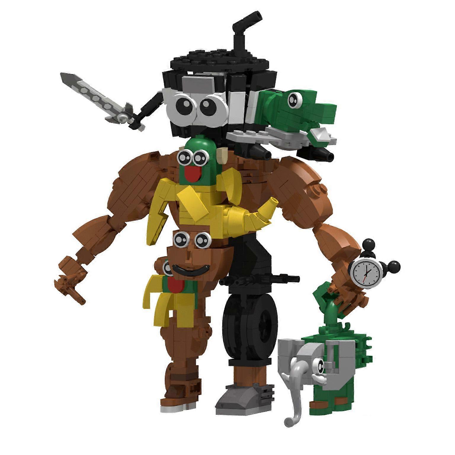 Italian Brainrot Tung Tung Tung Sahur Building Blocks Tralalero Tralala Action Toy Figures _05