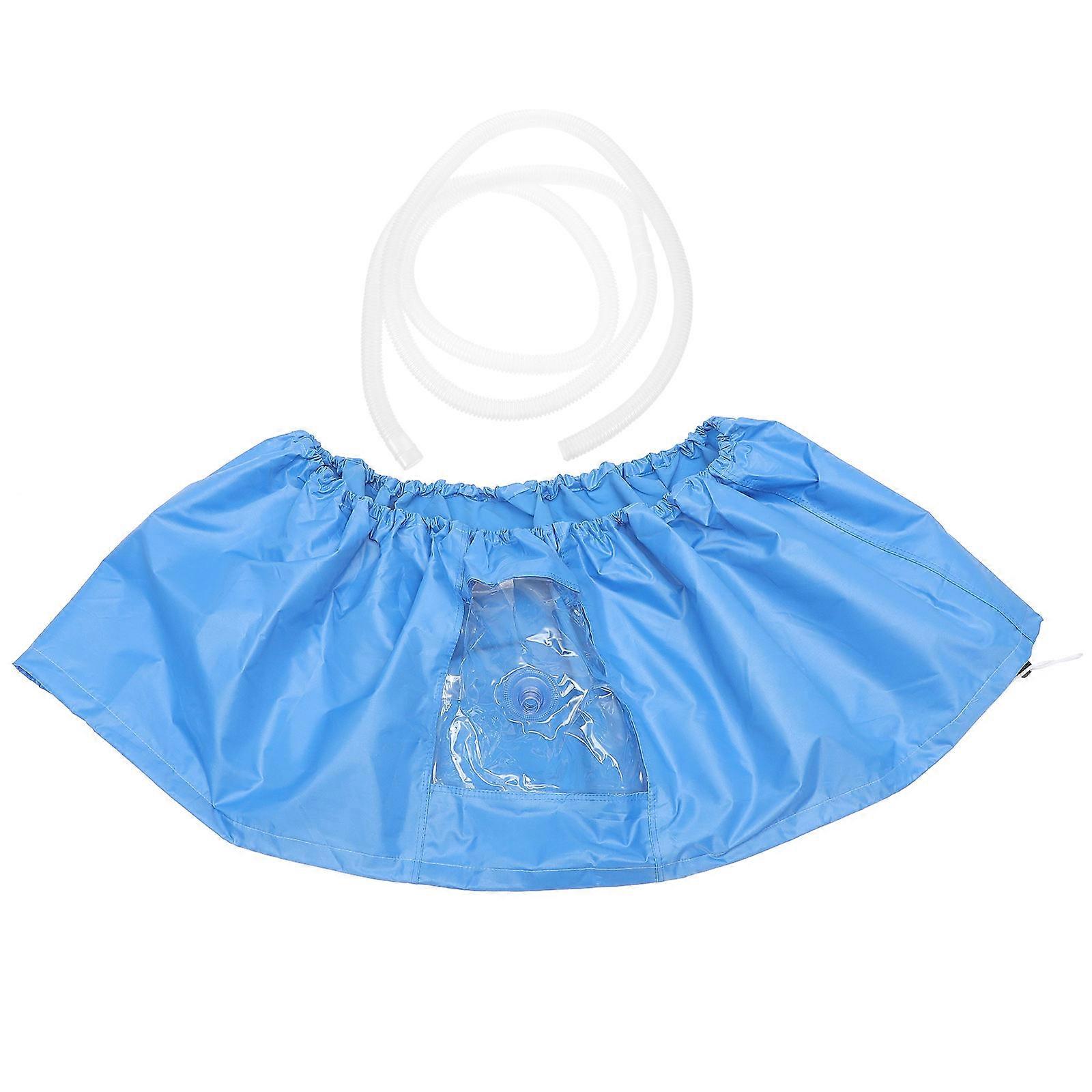 Cleaning Cover Air Conditioner Waterproof Washing Protection Blue 105X38cm 2m Pipe 1Set