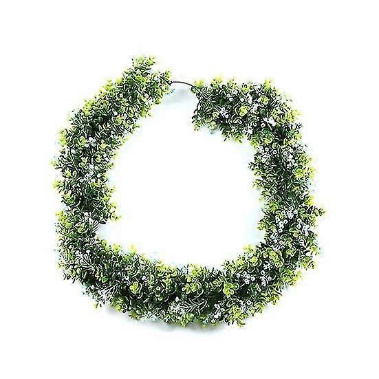 Fake Vine Wreath Non-fading Fine Workmanship Natural Beautiful Fake Foliage Wreath Wall Decor for Holiday Party