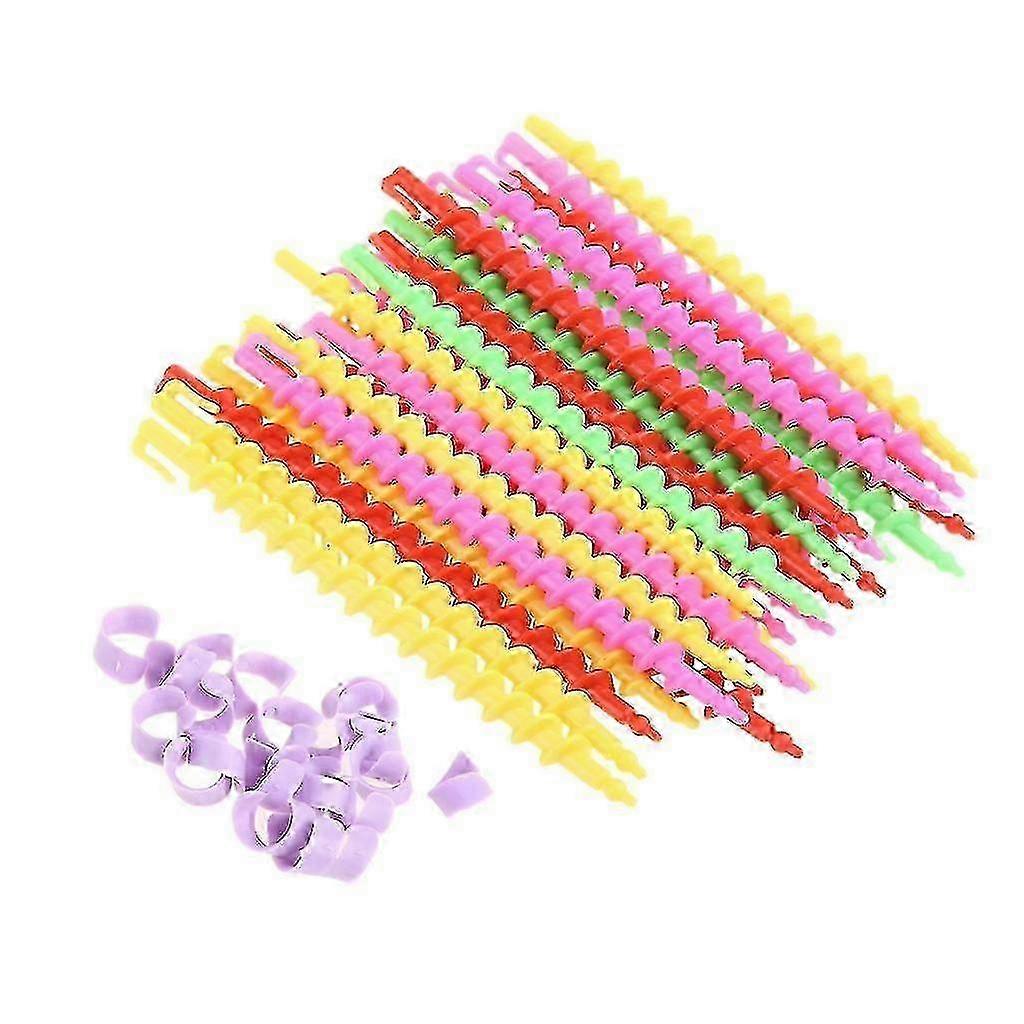 1Bag plast hårpermanentstenger for salongstyling