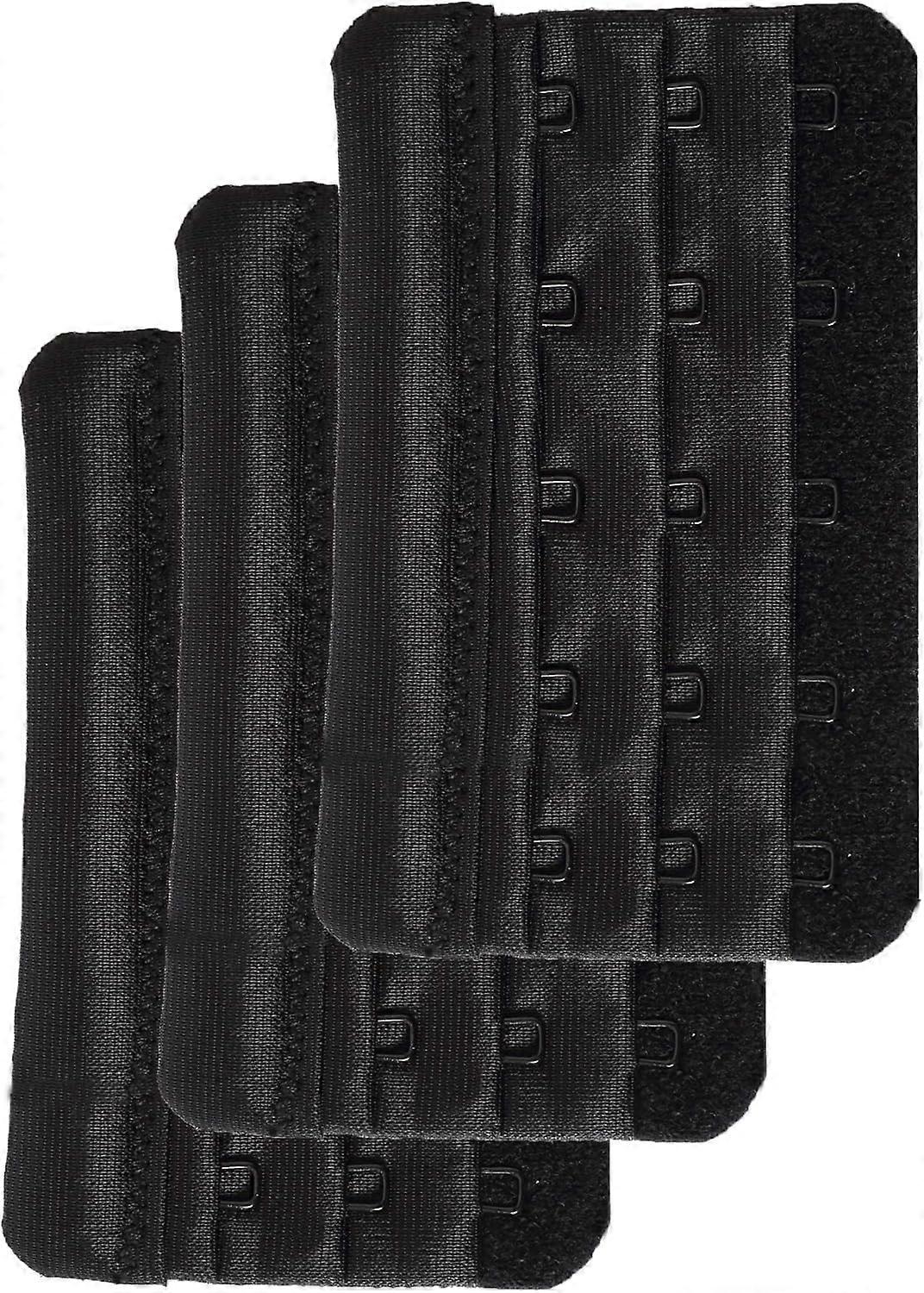 Women's Bra Extender 5 Hook Plus Size Bra Strap Extenders 3pcs-Pack