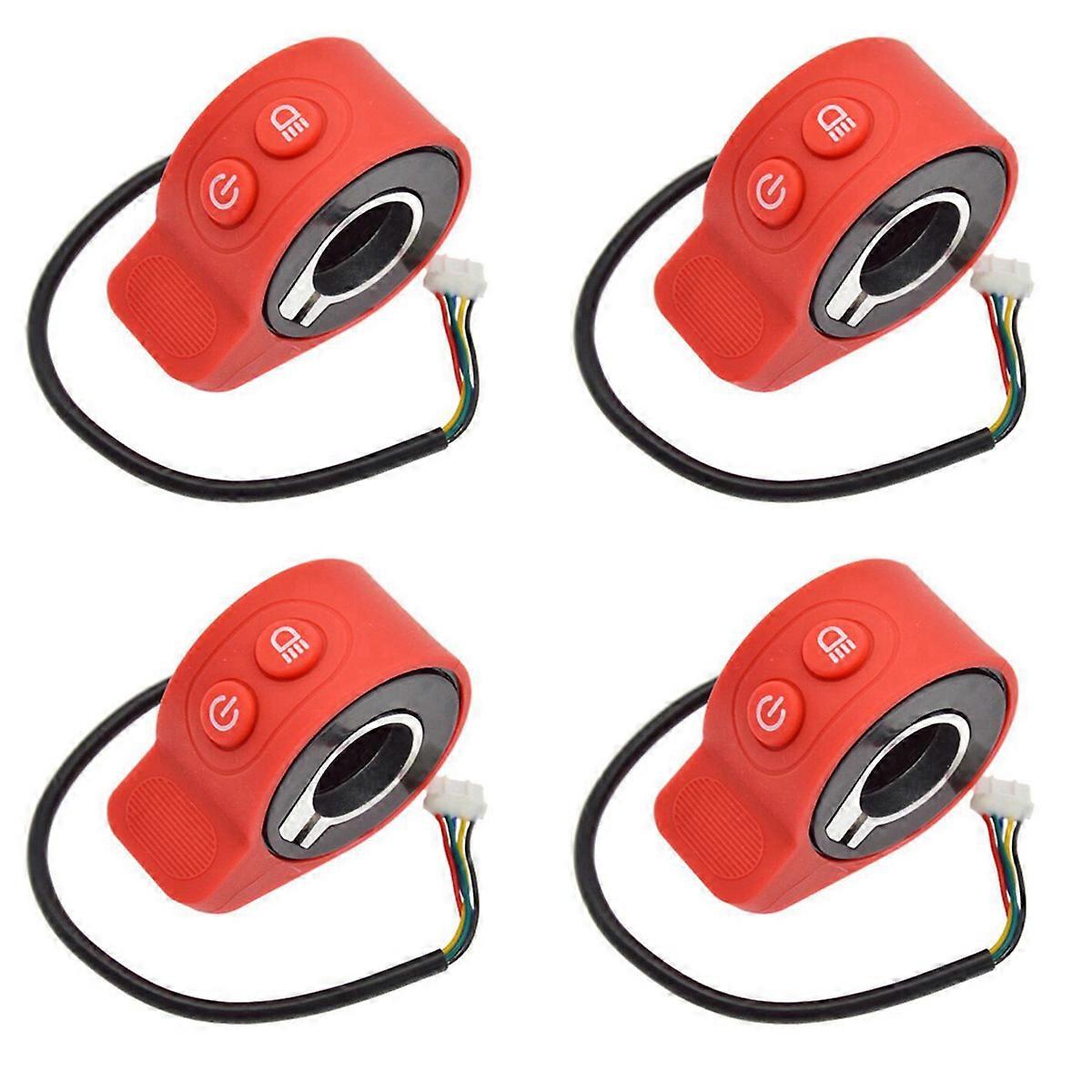 4X Electric Scooter Bicycle Accelerator for X6 X7 X8 Speed Controller Switch E-Scooter E-Bike Access