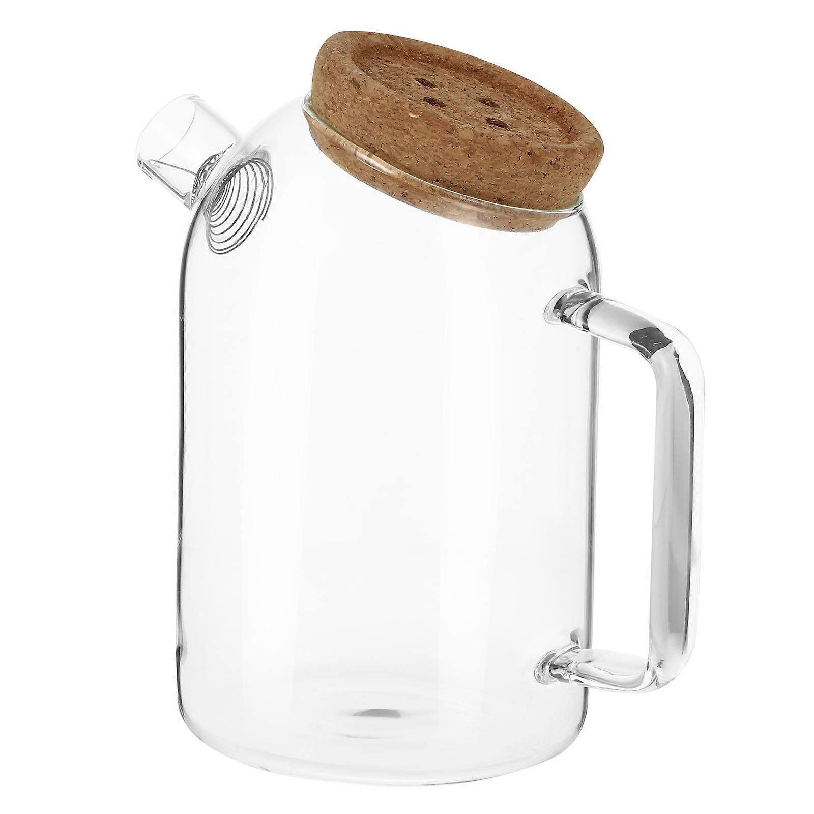 Transparent Storage Jar Empty Storage Jar for Tea and Grain 1 Piece