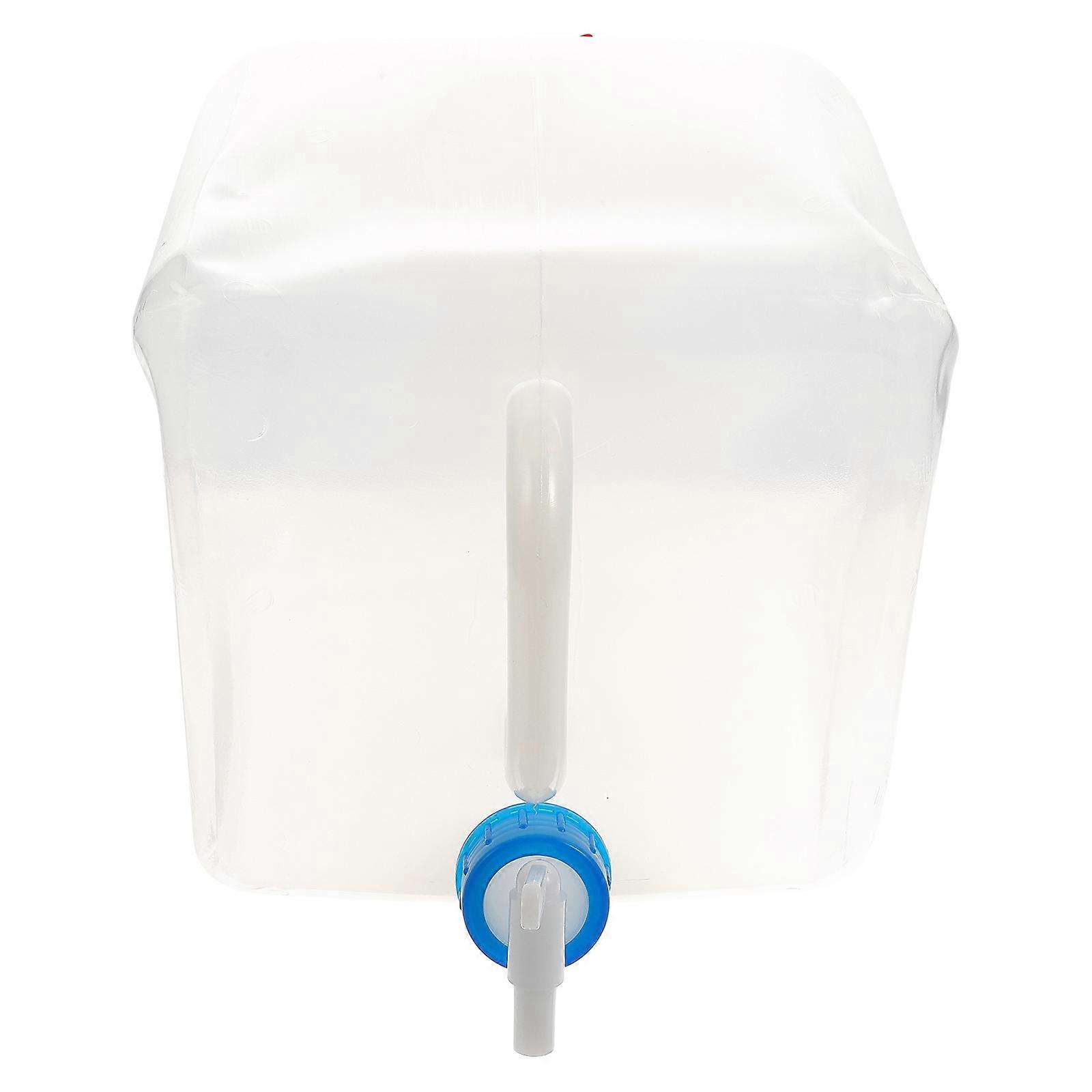 Portable Large Capacity Outdoor Water Bag with Tap – Transparent Design, Easy Carry Handle & Wide Mouth for Camping, Hiking, and Picnics