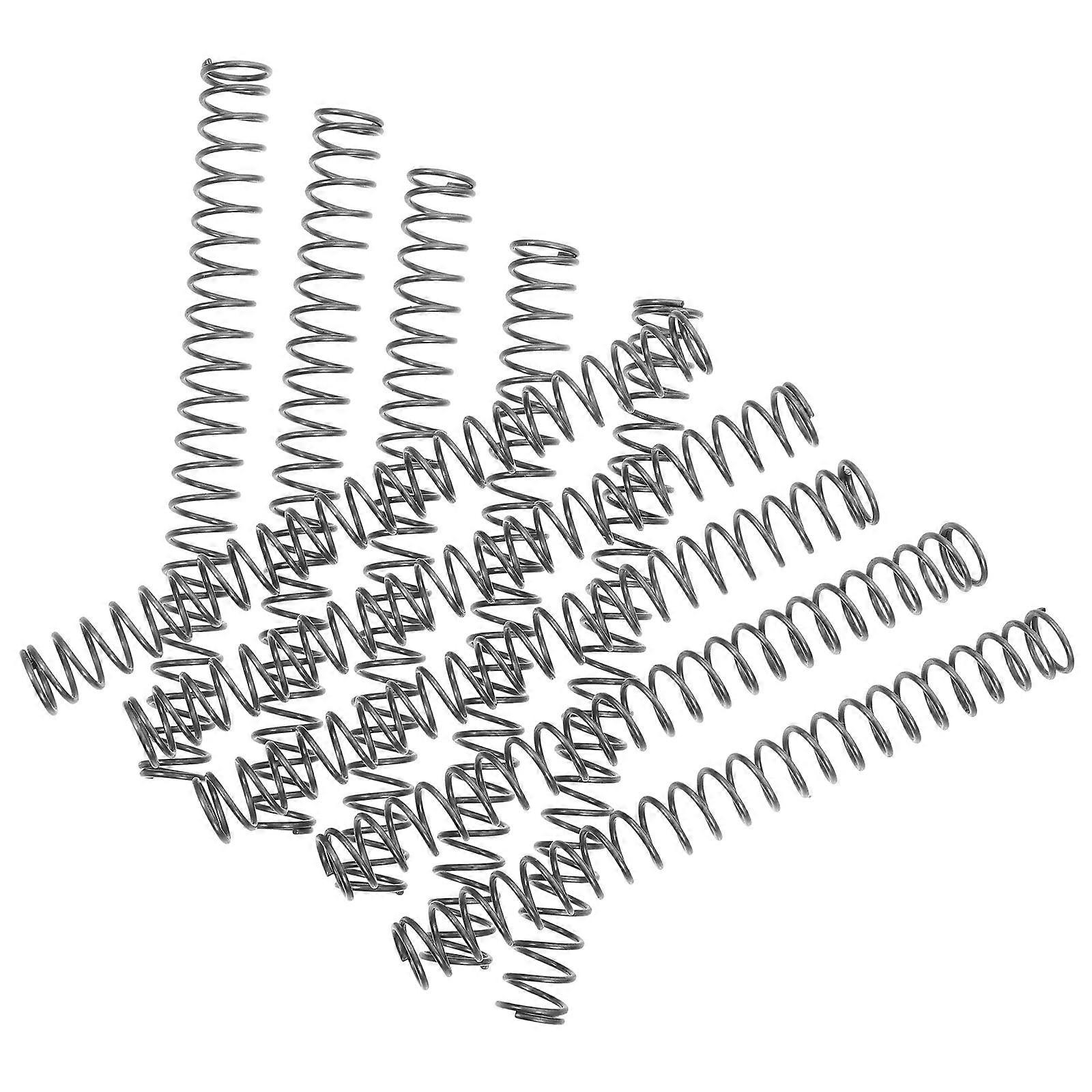 Compression Springs For Diy Projects Mechanical Assembly Silver Iron 10Pcs